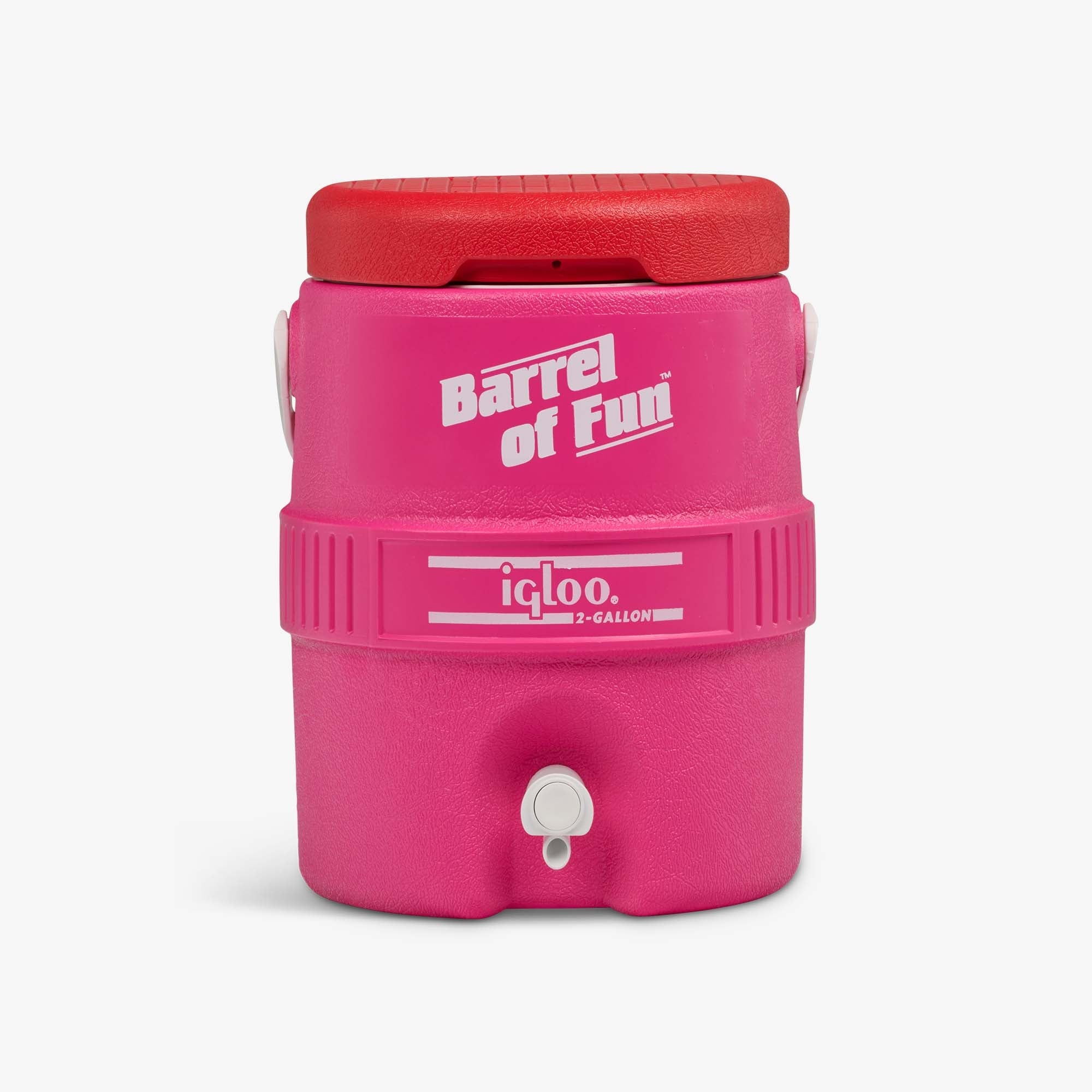Retro Barrel of Fun 2 Gallon Jug Y7 - Tutti Frutti - Front View