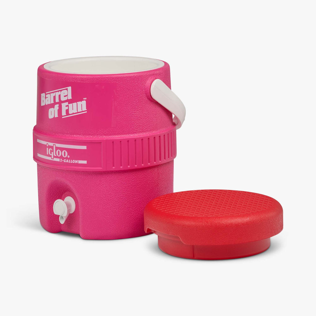 Retro Barrel of Fun 2 Gallon Jug Y7 - Tutti Frutti - Open View