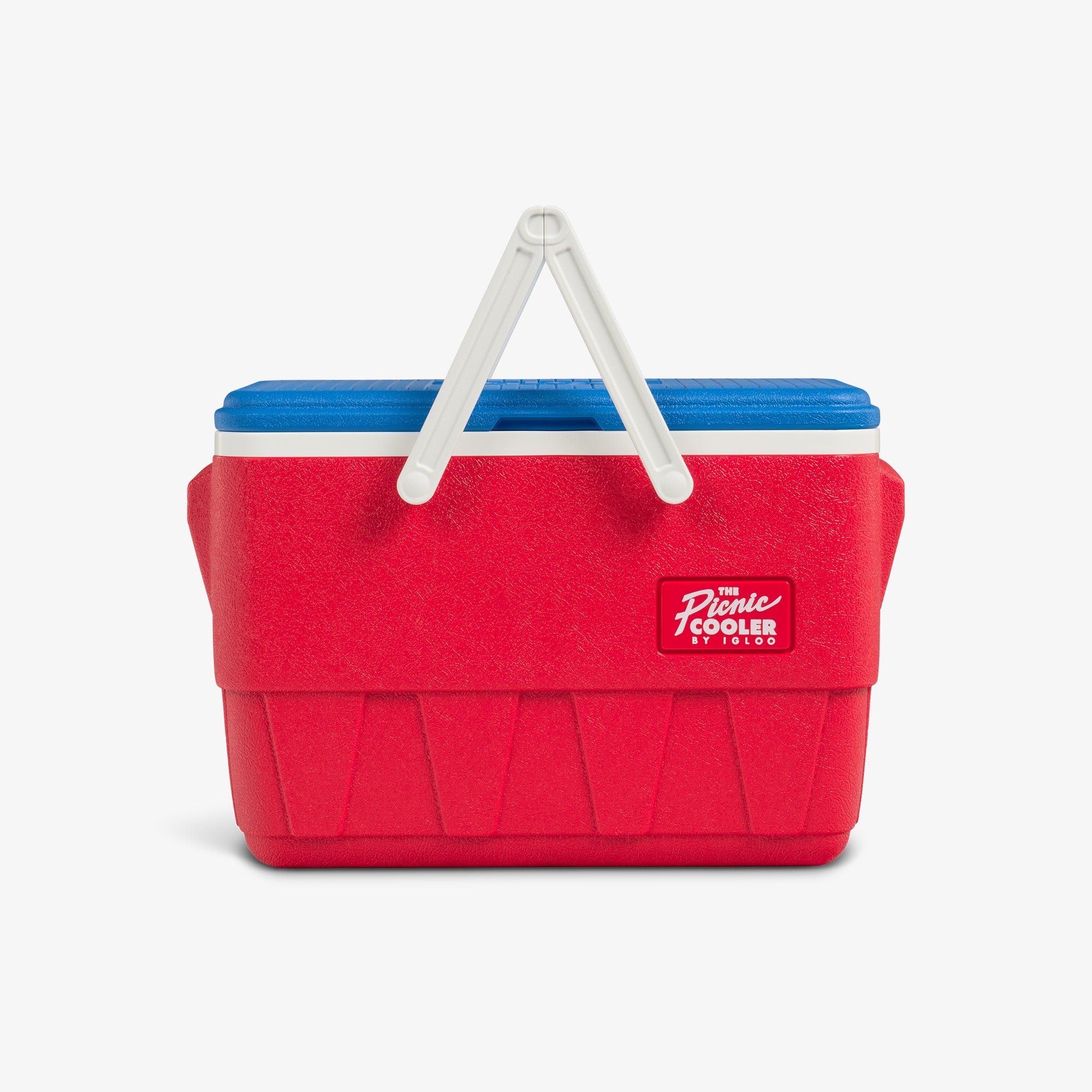 Retro Picnic Basket 25 Qt Cooler J5 - Americana - Strap View