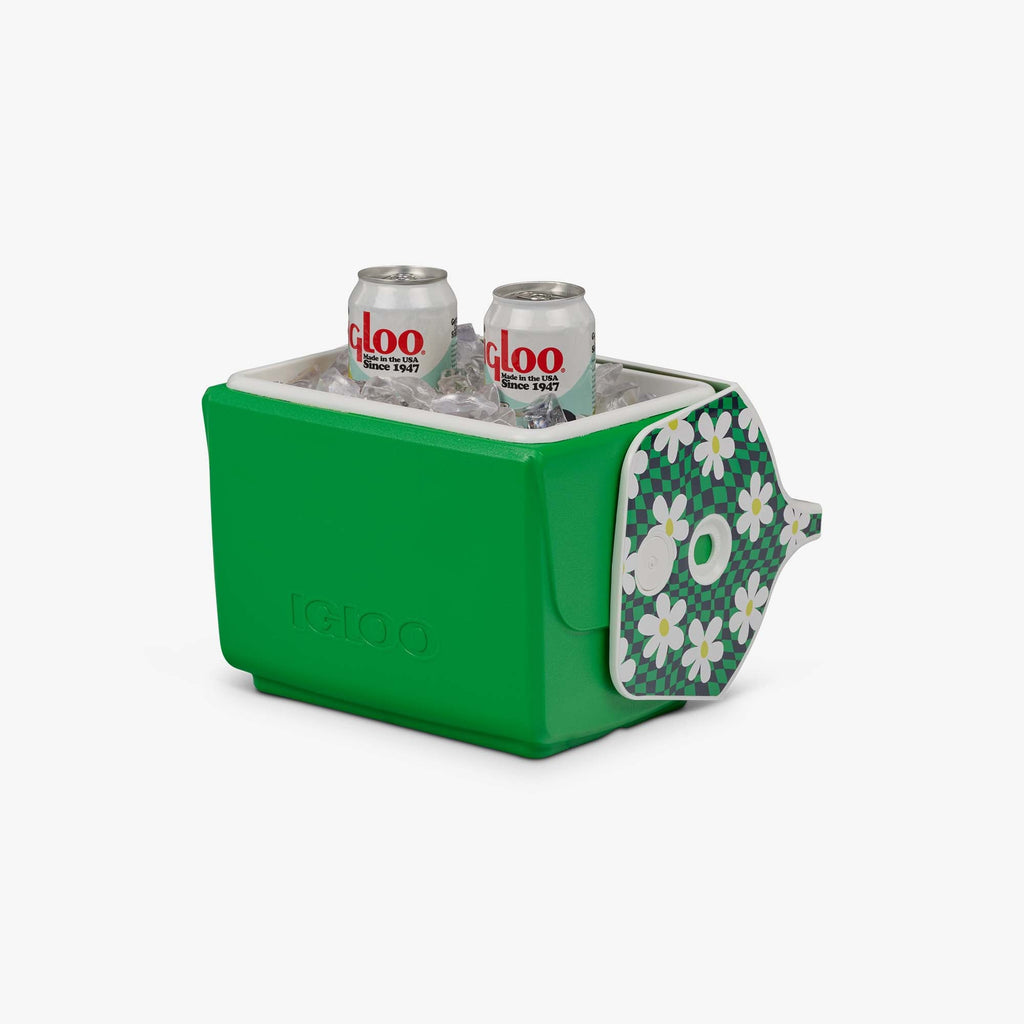 Retro Little Playmate 7 Qt Cooler O6 - Psychedelic Daisy - Product View