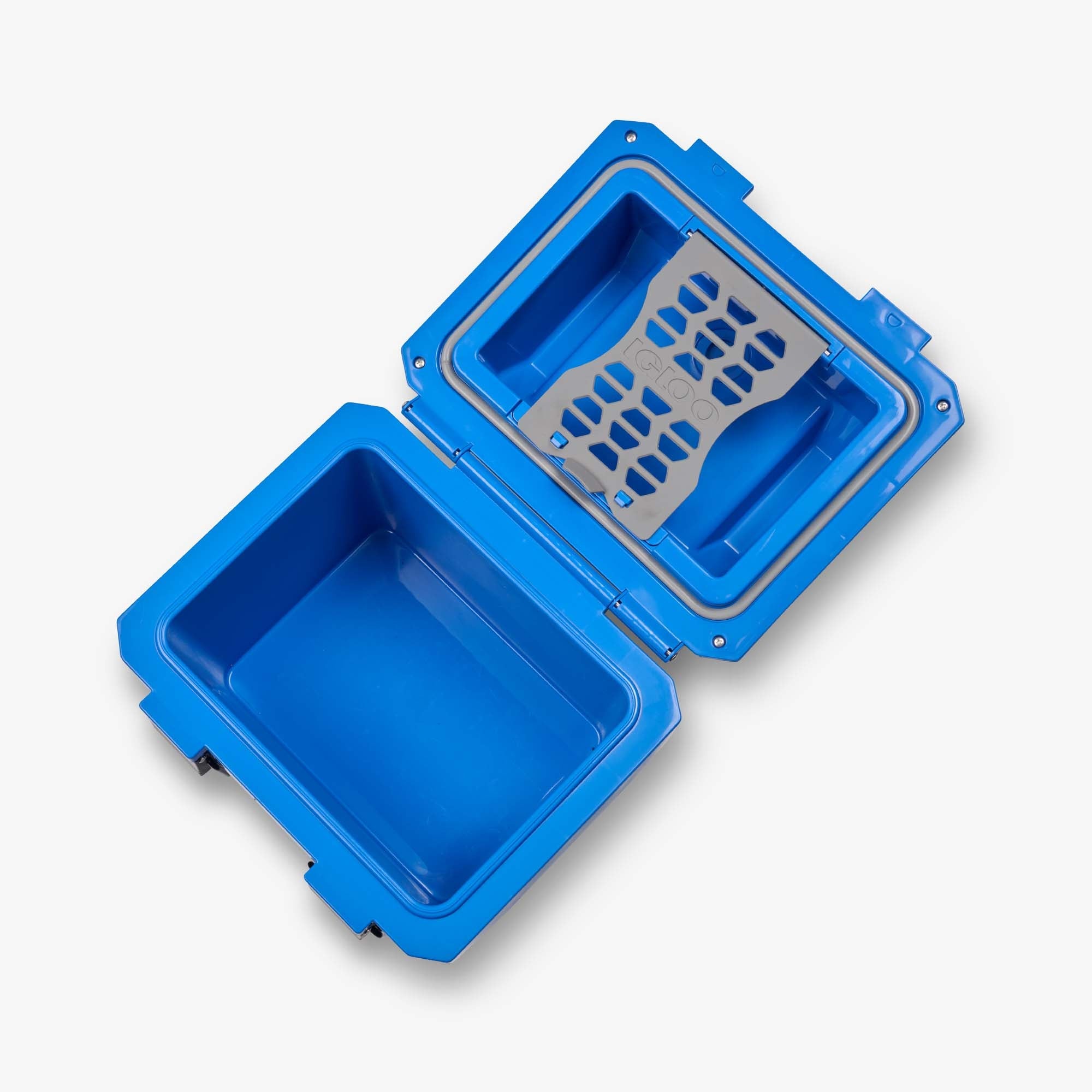 Gripper CoolBox 10 Qt Cooler J0 - Sneaky Blue - Open View
