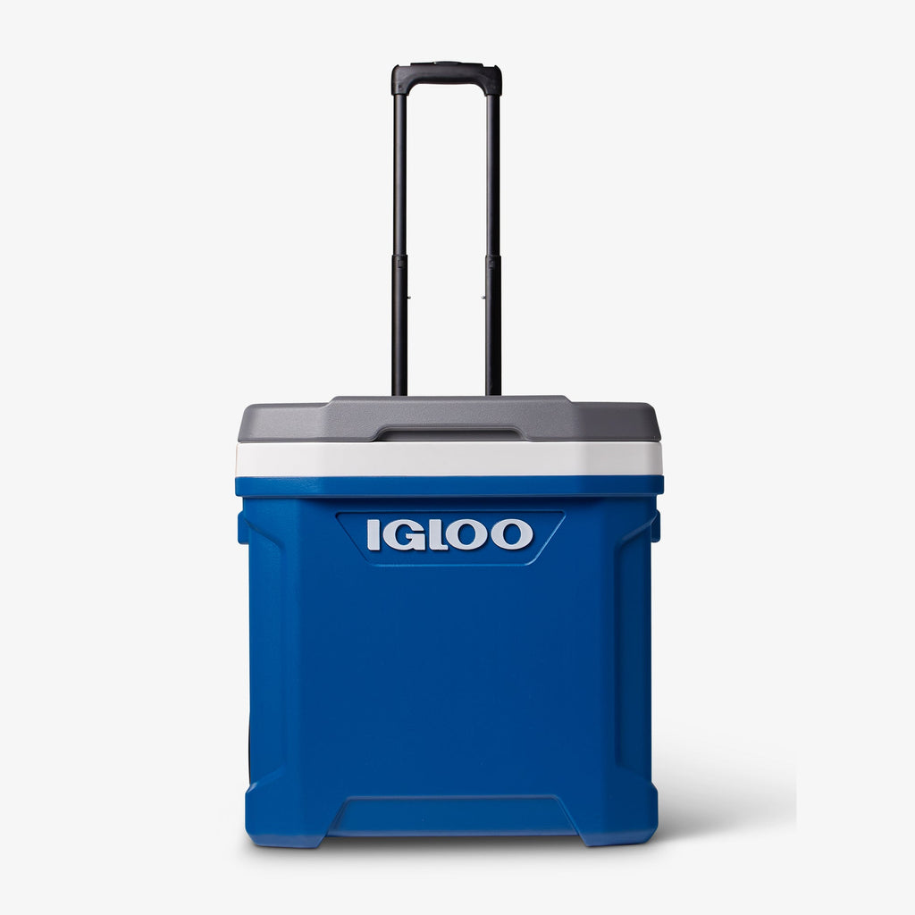 Latitude 60 Qt Roller Cooler O2 - Blue - Strap View