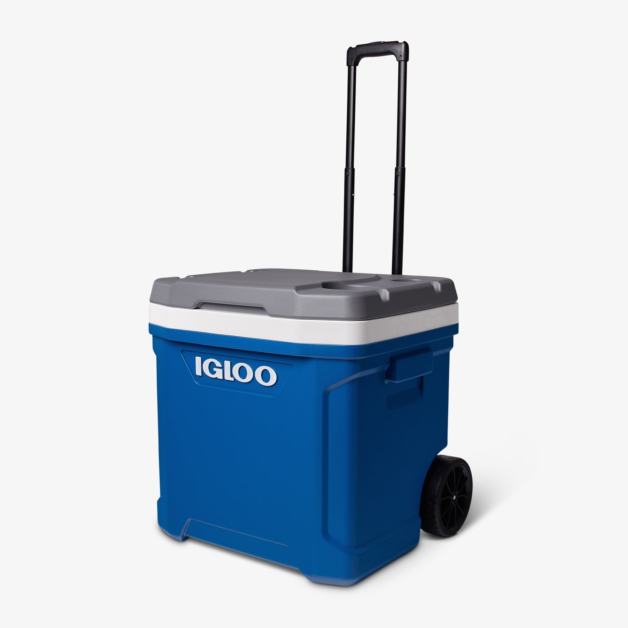 Latitude 60 Qt Roller Cooler O2 - Blue - Product View