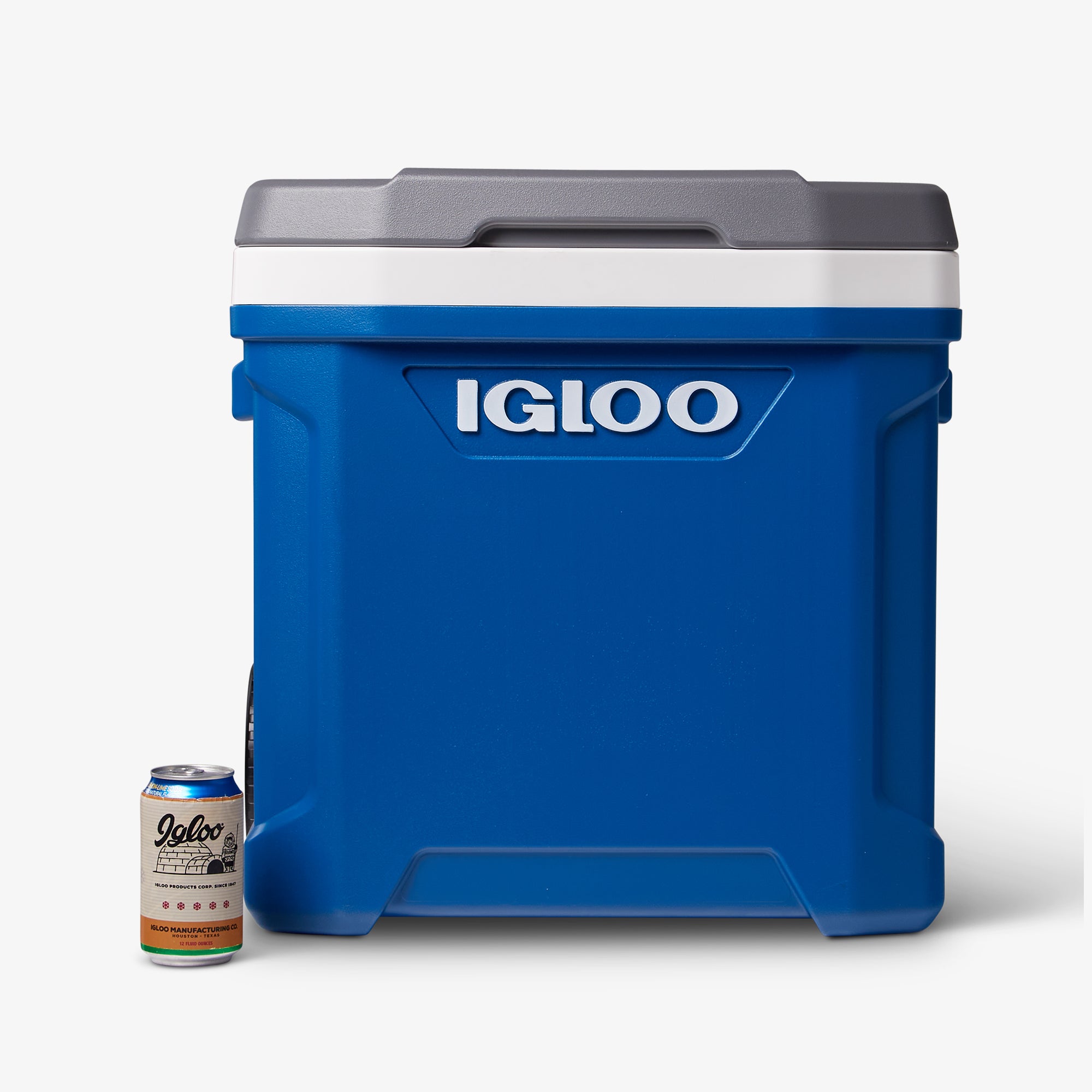 Latitude 60 Qt Roller Cooler O2 - Blue - Size View