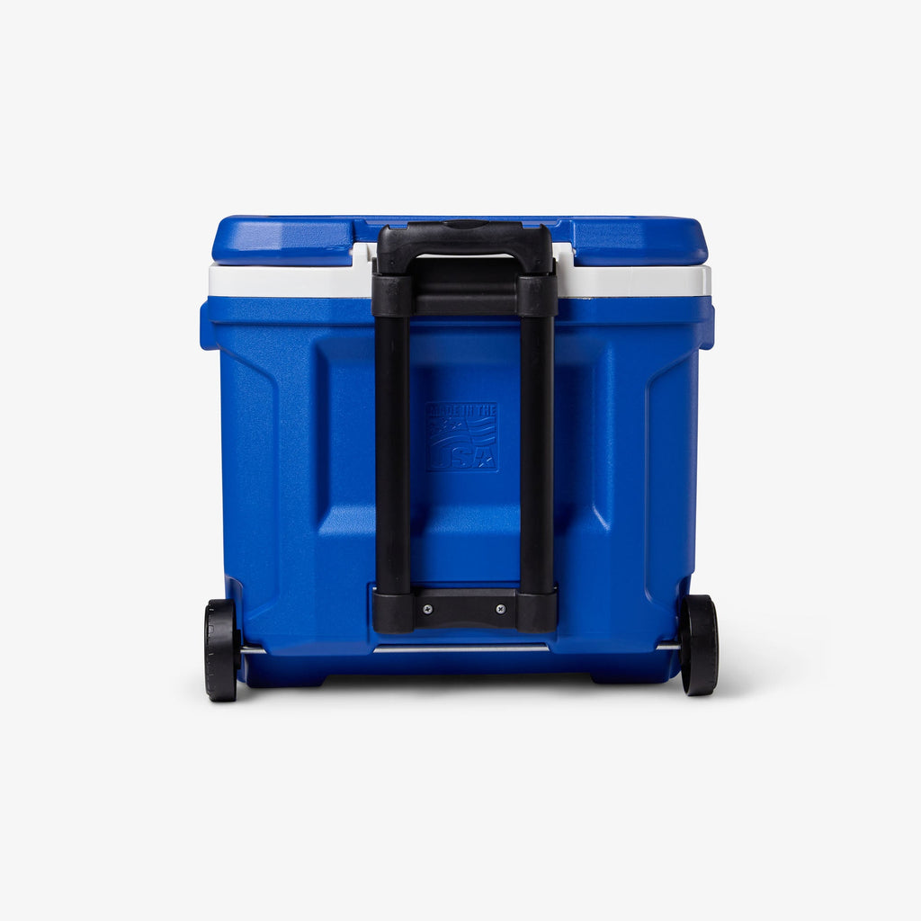 Profile II 28 Qt Roller Cooler X4 - Majestic Blue - Back View