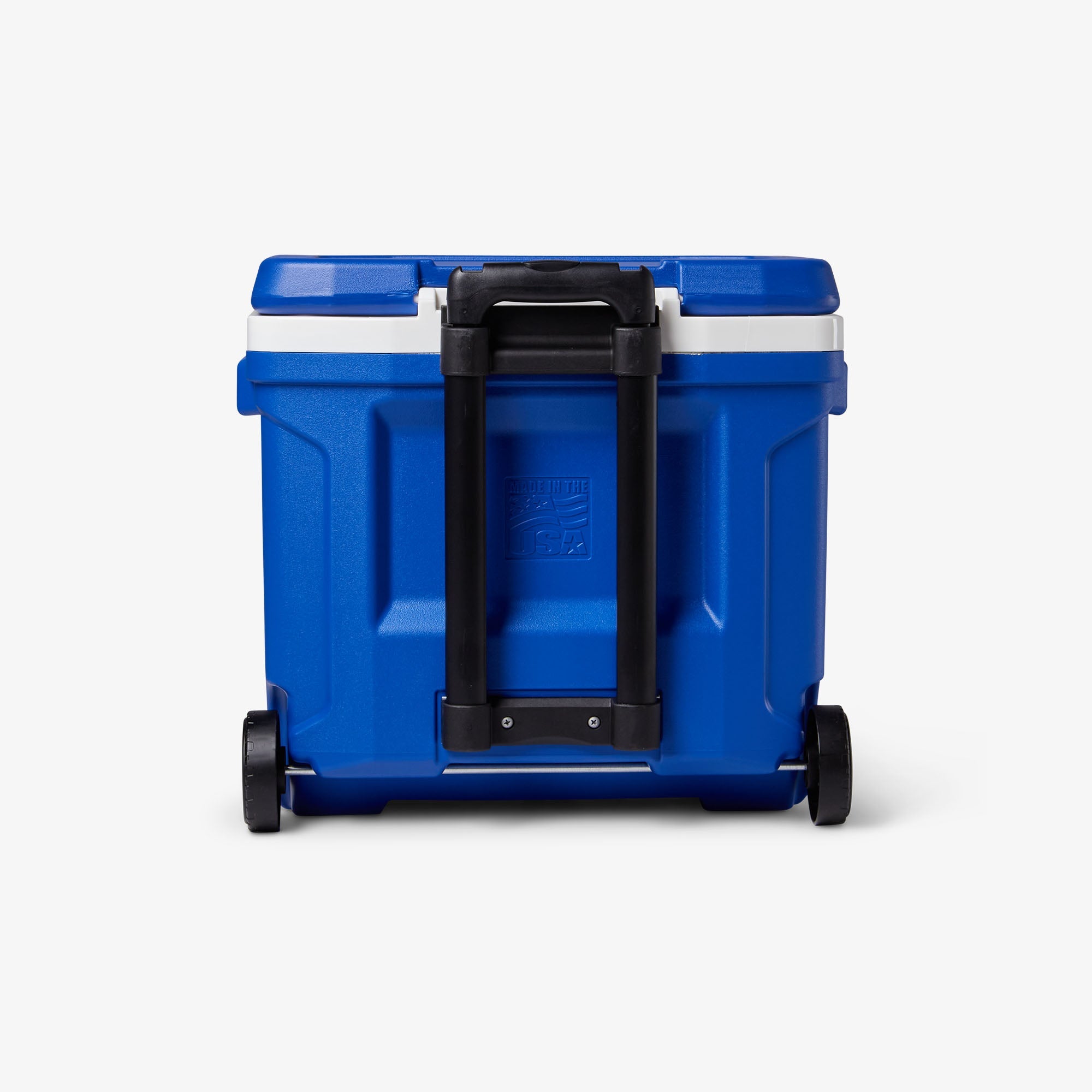 Profile II 28 Qt Roller Cooler X4 - Majestic Blue - Back View