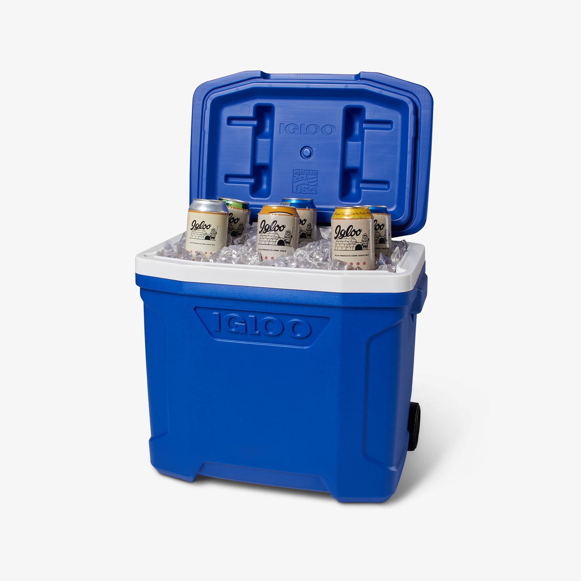 Profile II 28 Qt Roller Cooler X4 - Majestic Blue - Product View