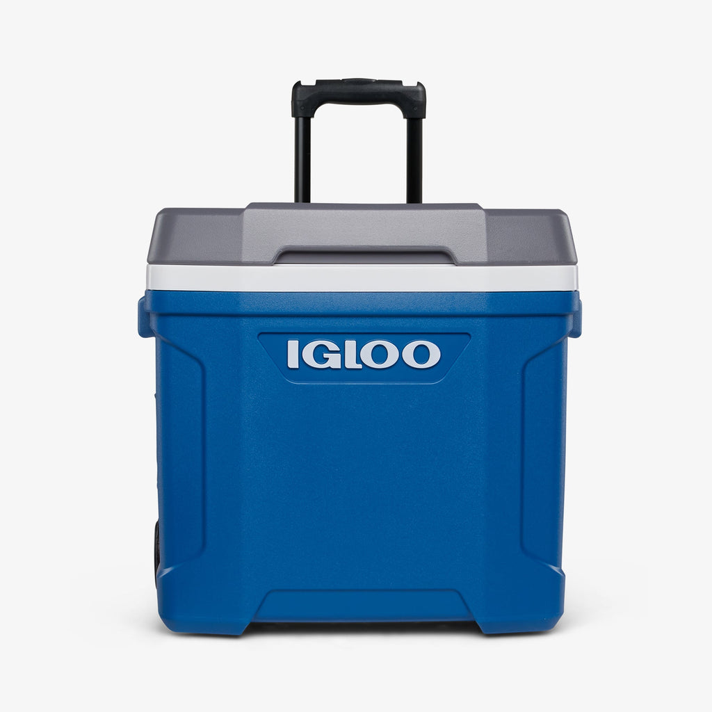 Latitude 30 Qt Roller Cooler A1 - Blue - Strap View