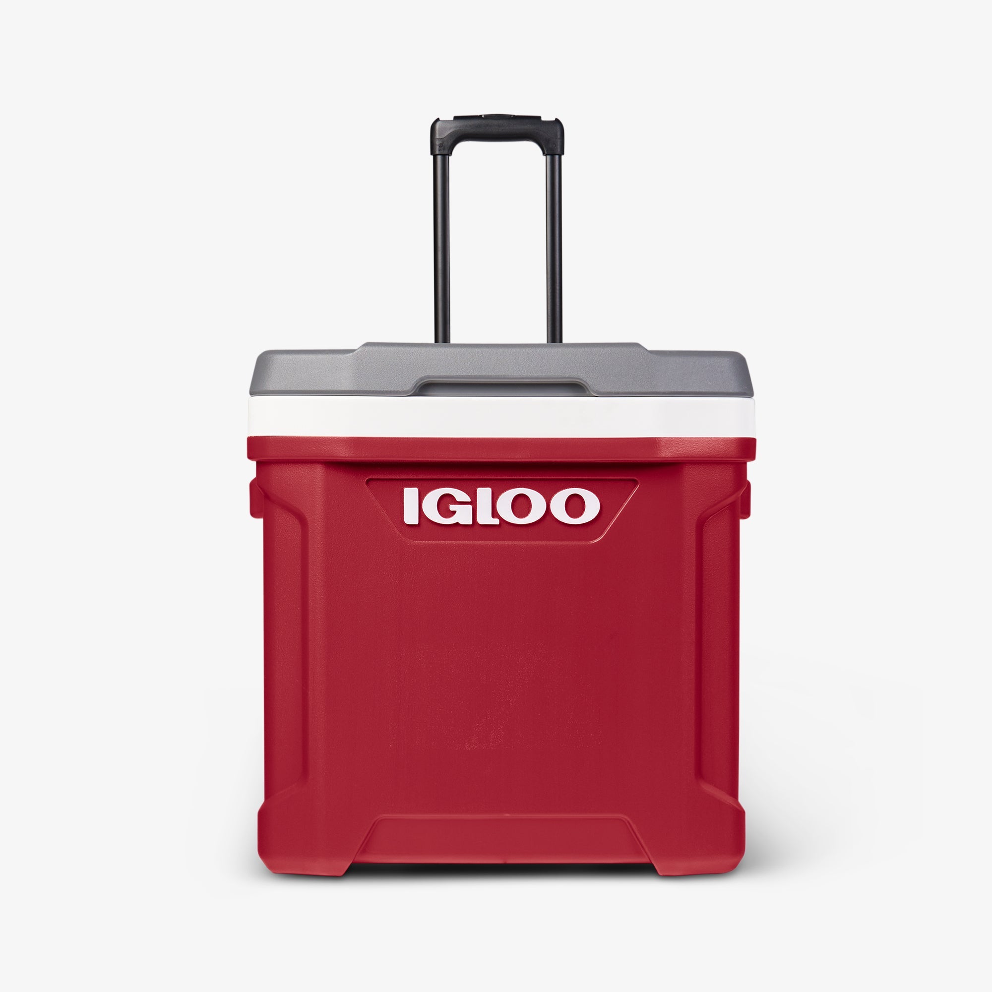 Latitude 60 Qt Roller Cooler O2 - Red - Strap View
