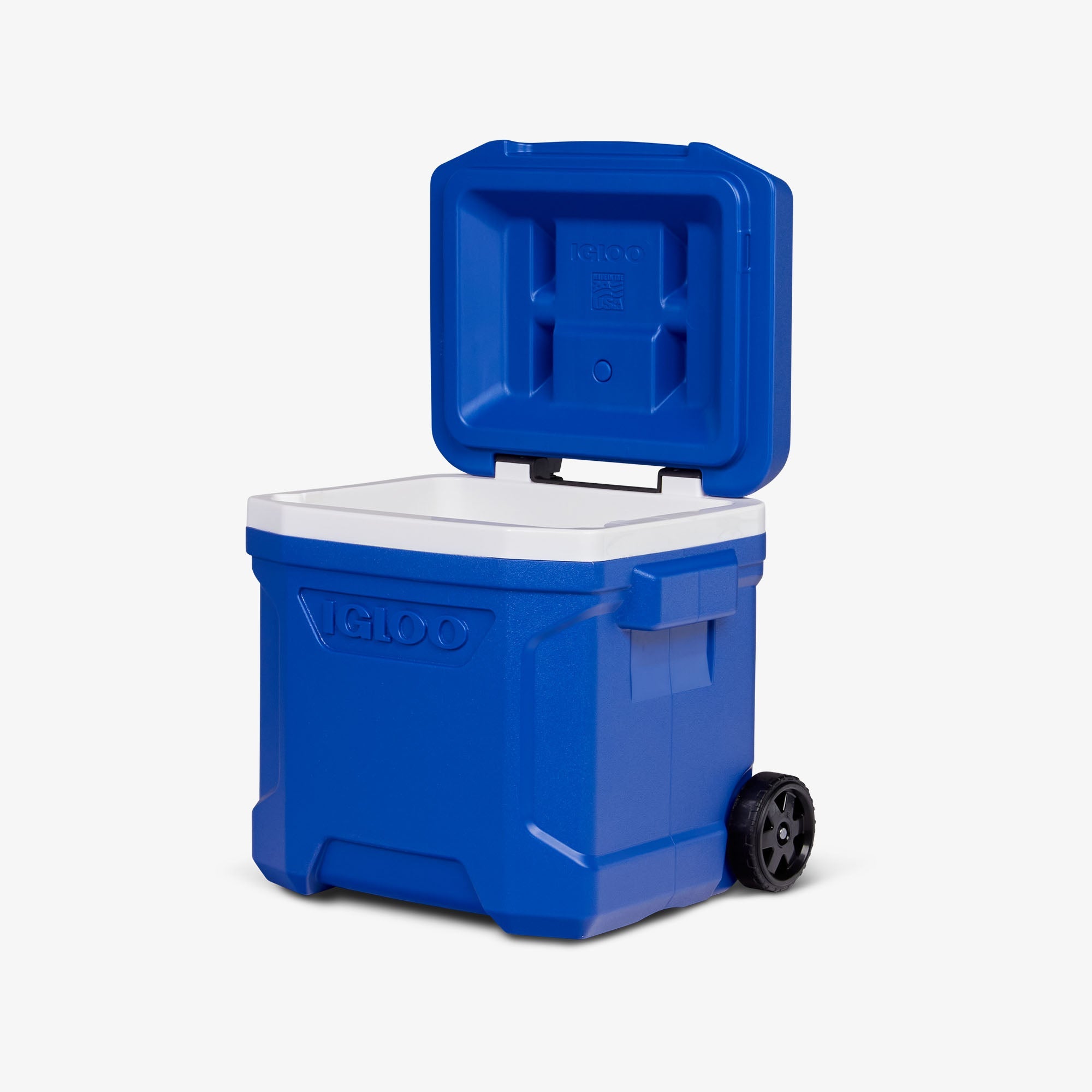 Profile II 16 Qt Roller Cooler J7 - Majestic Blue - Open View