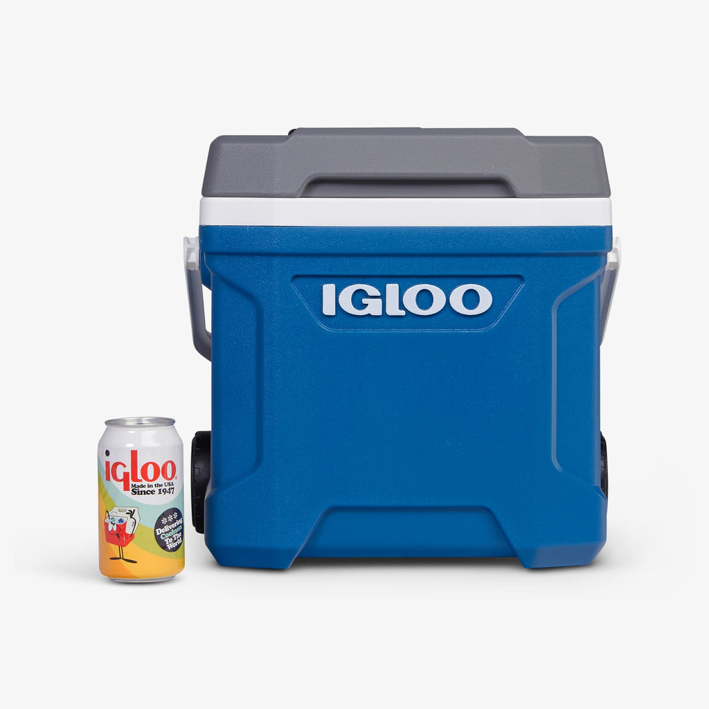 Latitude 16 Qt Roller Cooler E0 - Blue - Size View