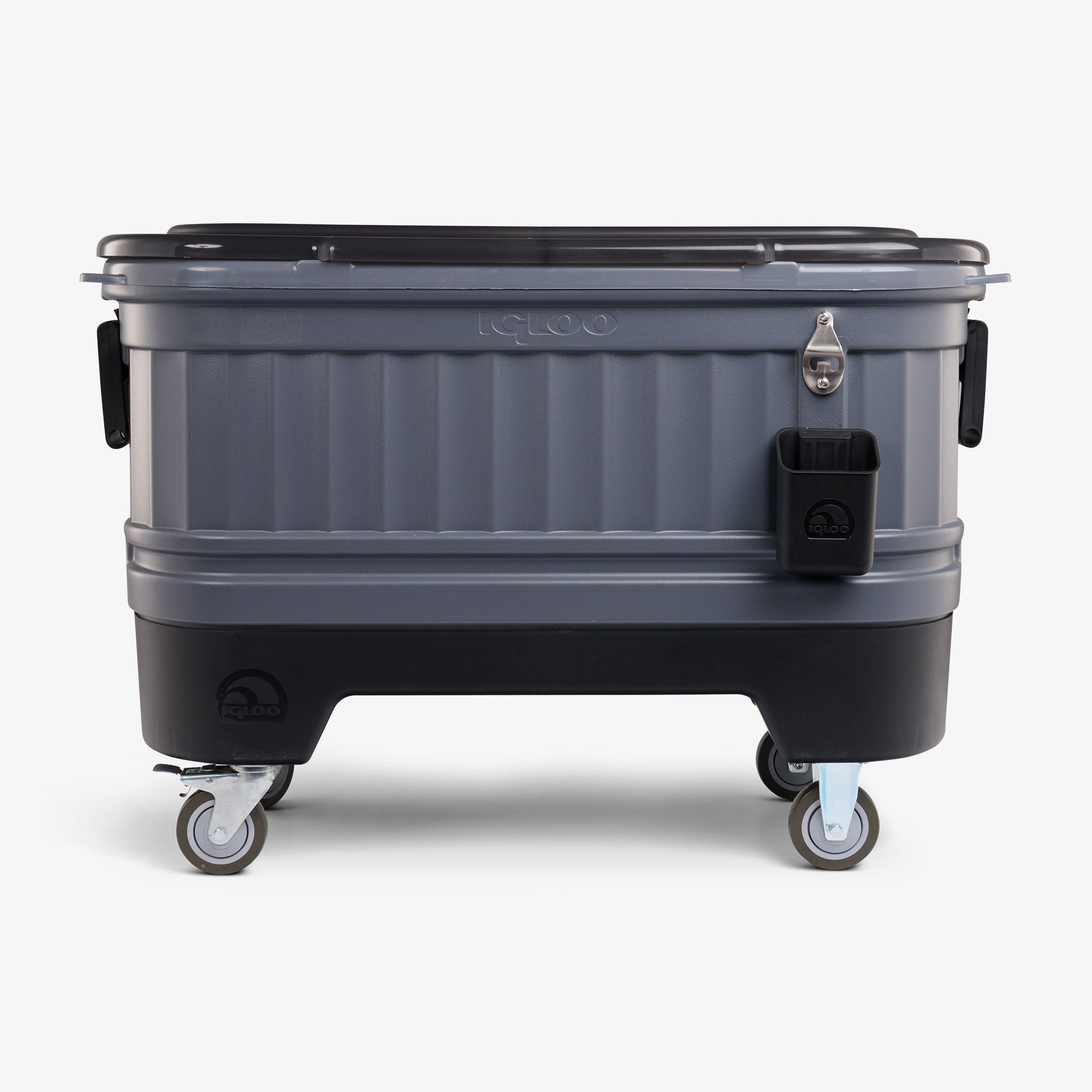 Party Bar 125 Qt Cooler S9 - Carbonite - Front View