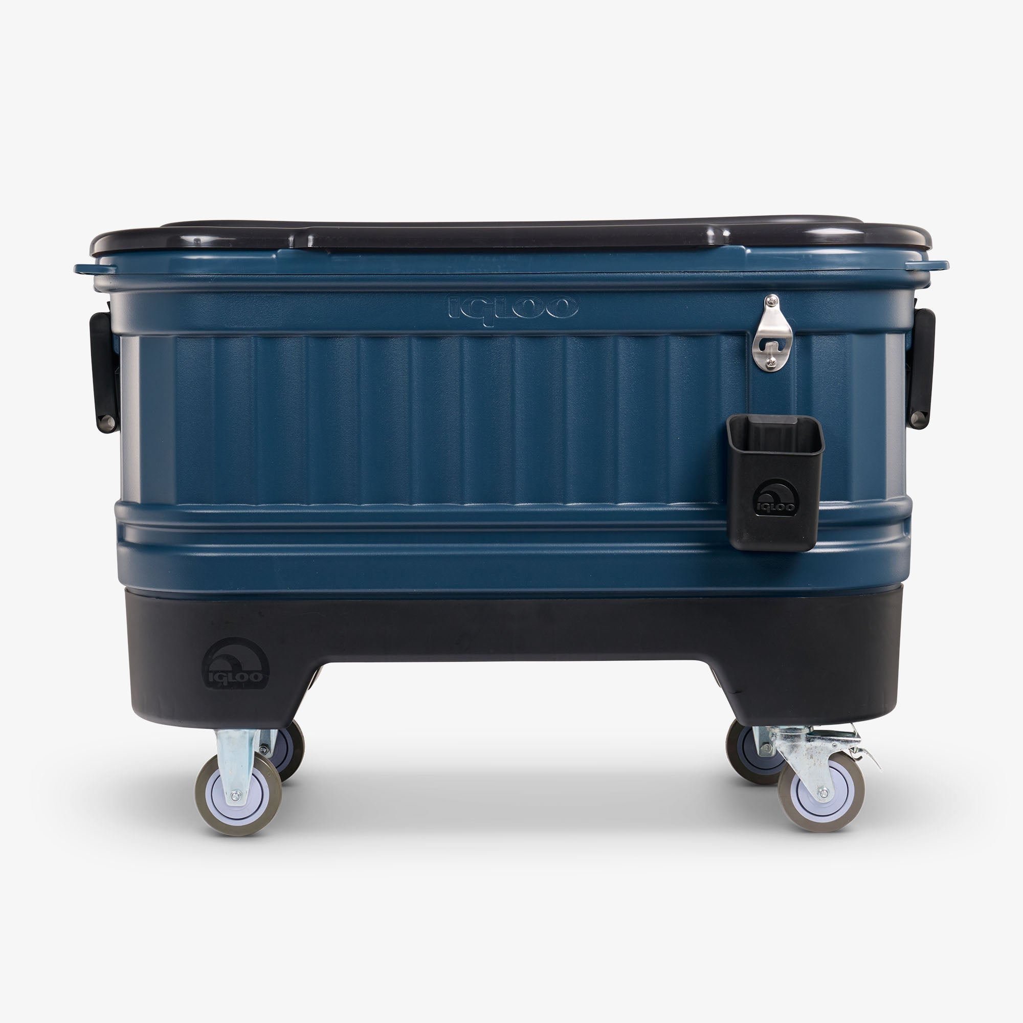 Party Bar 125 Qt Cooler S9 - Rugged Blue - Front View