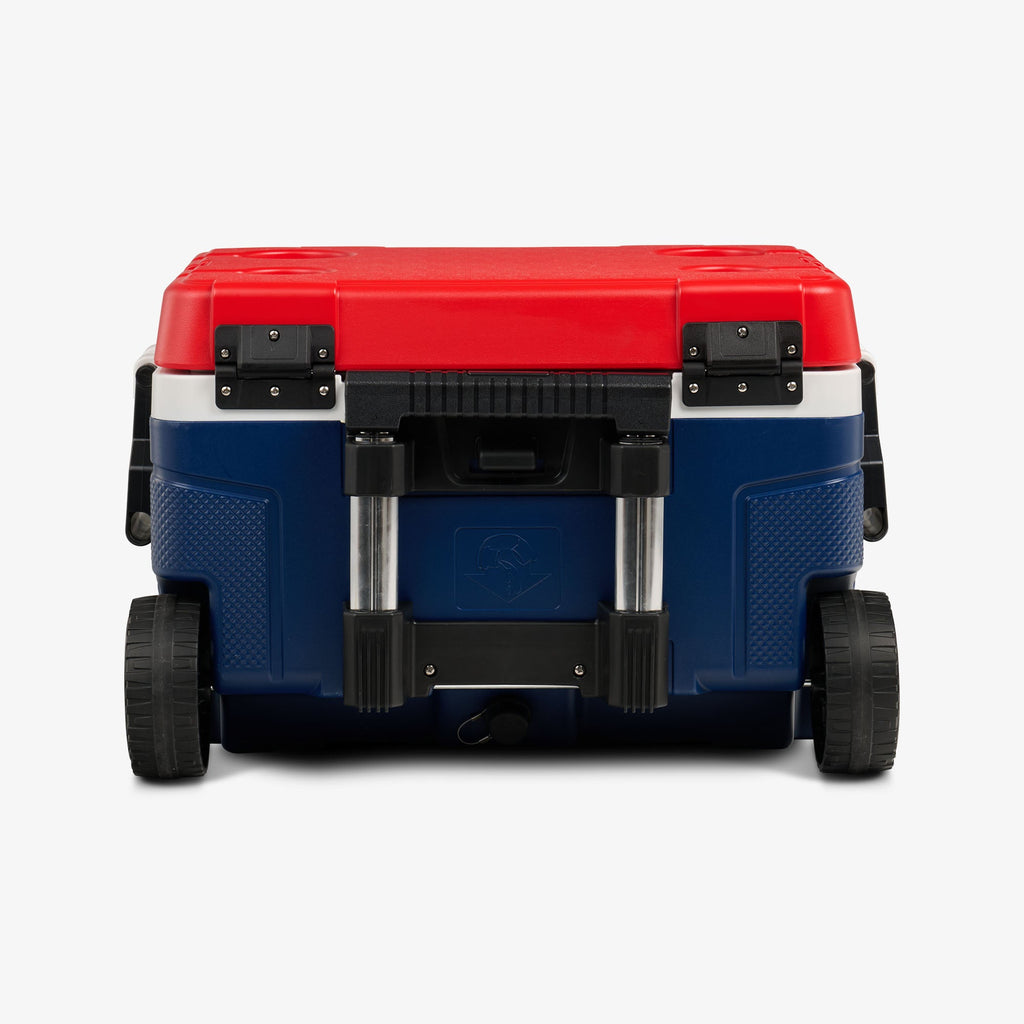 Trailmate® 52 Qt Roller Cooler A0 - Americana - Back View