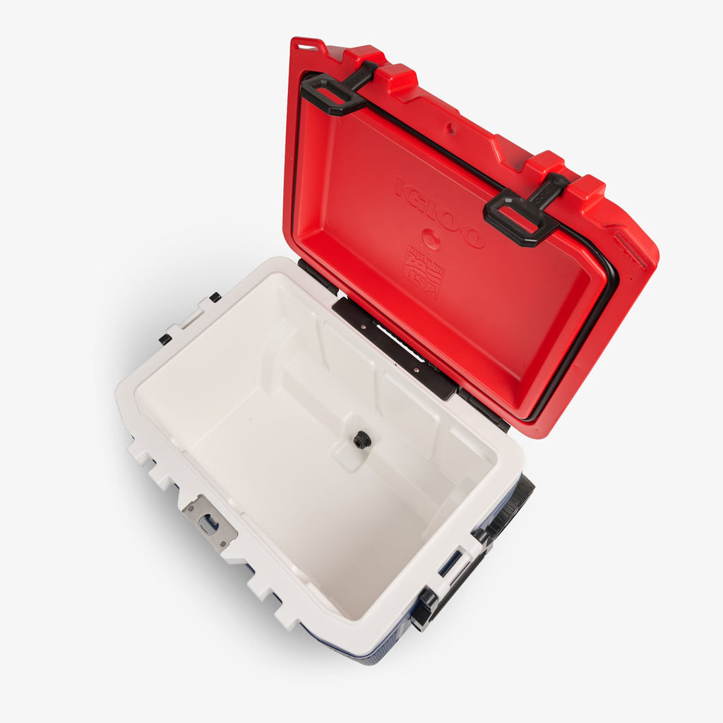 Trailmate® 52 Qt Roller Cooler A0 - Americana - Open View