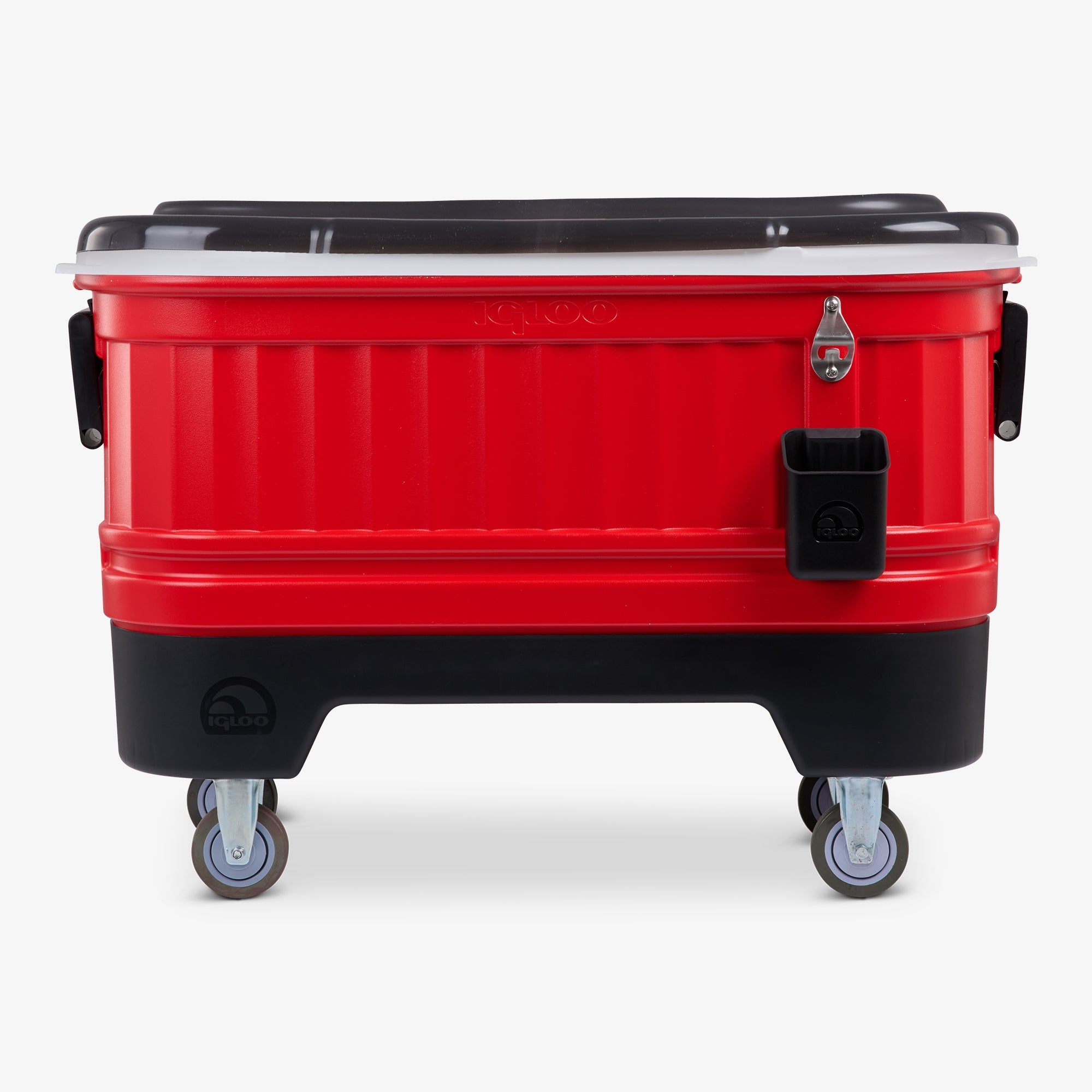 Party Bar 125 Qt Cooler S9 - Red Star - Front View