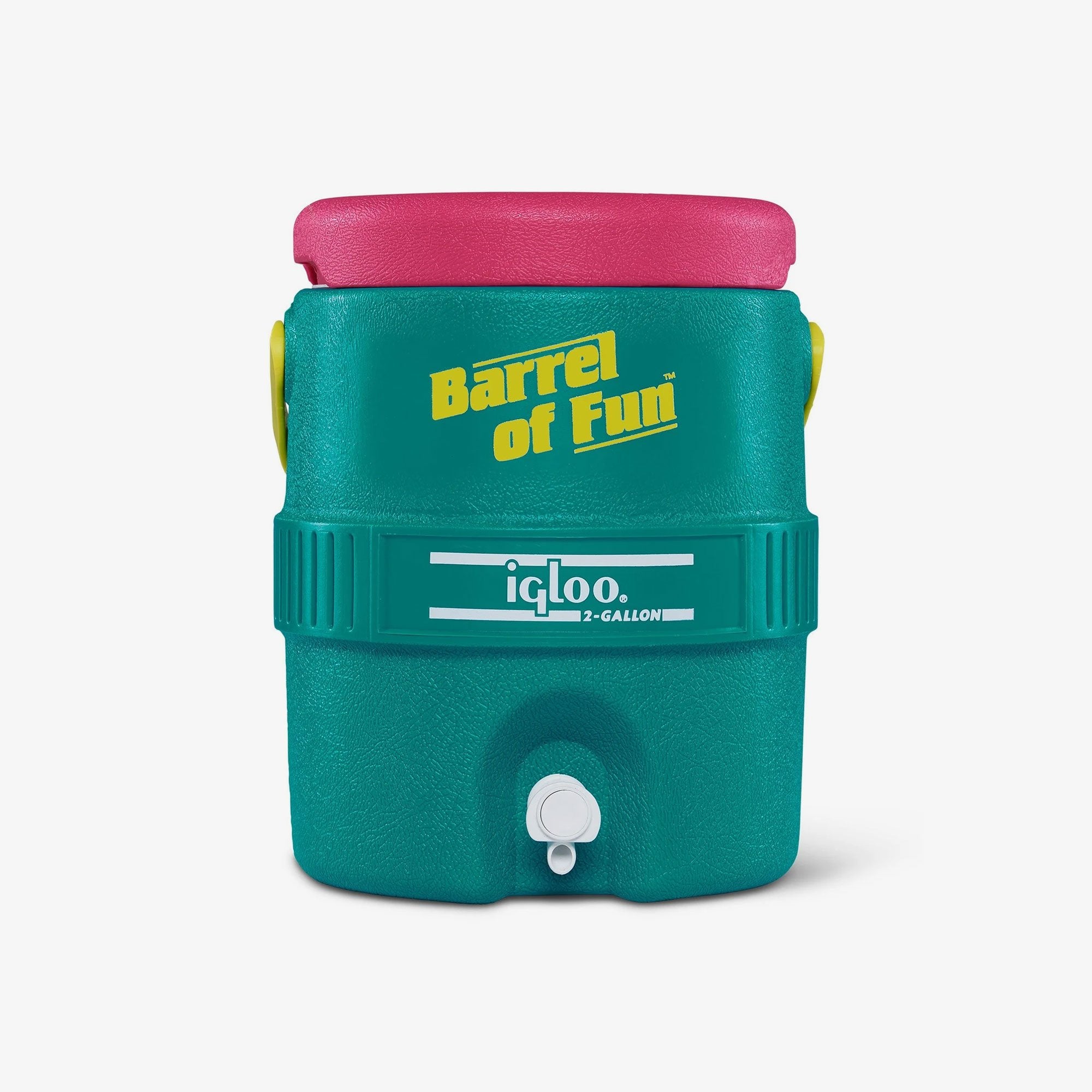 Retro Barrel of Fun 2 Gallon Jug Y7 - Jade - Product View