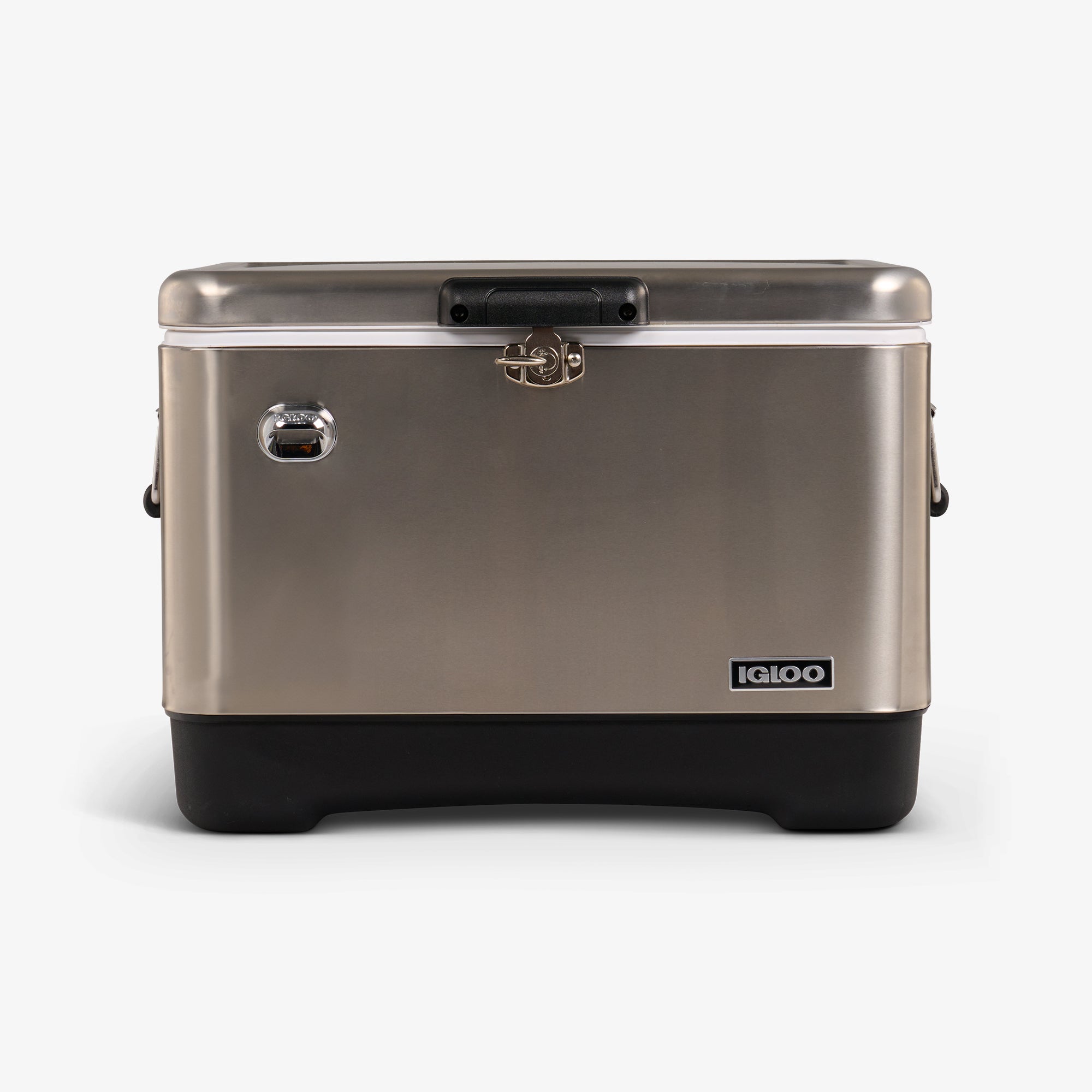 Legacy 54 Qt Cooler H5 - Stainless Steel - Front View