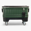 Party Bar 125 Qt Cooler S9 - Oil Green - Front View