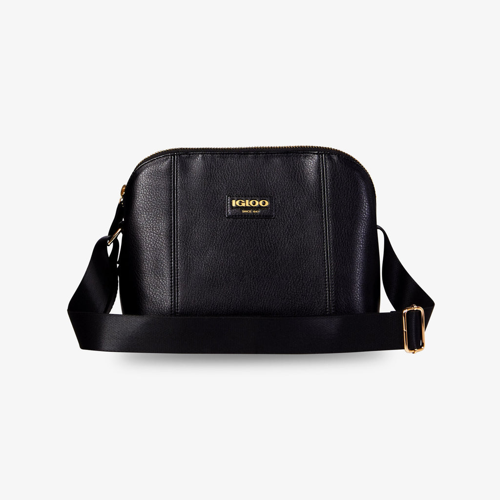 Igloo Luxe® Crossbody Cooler Bag D1 - Black - Front View
