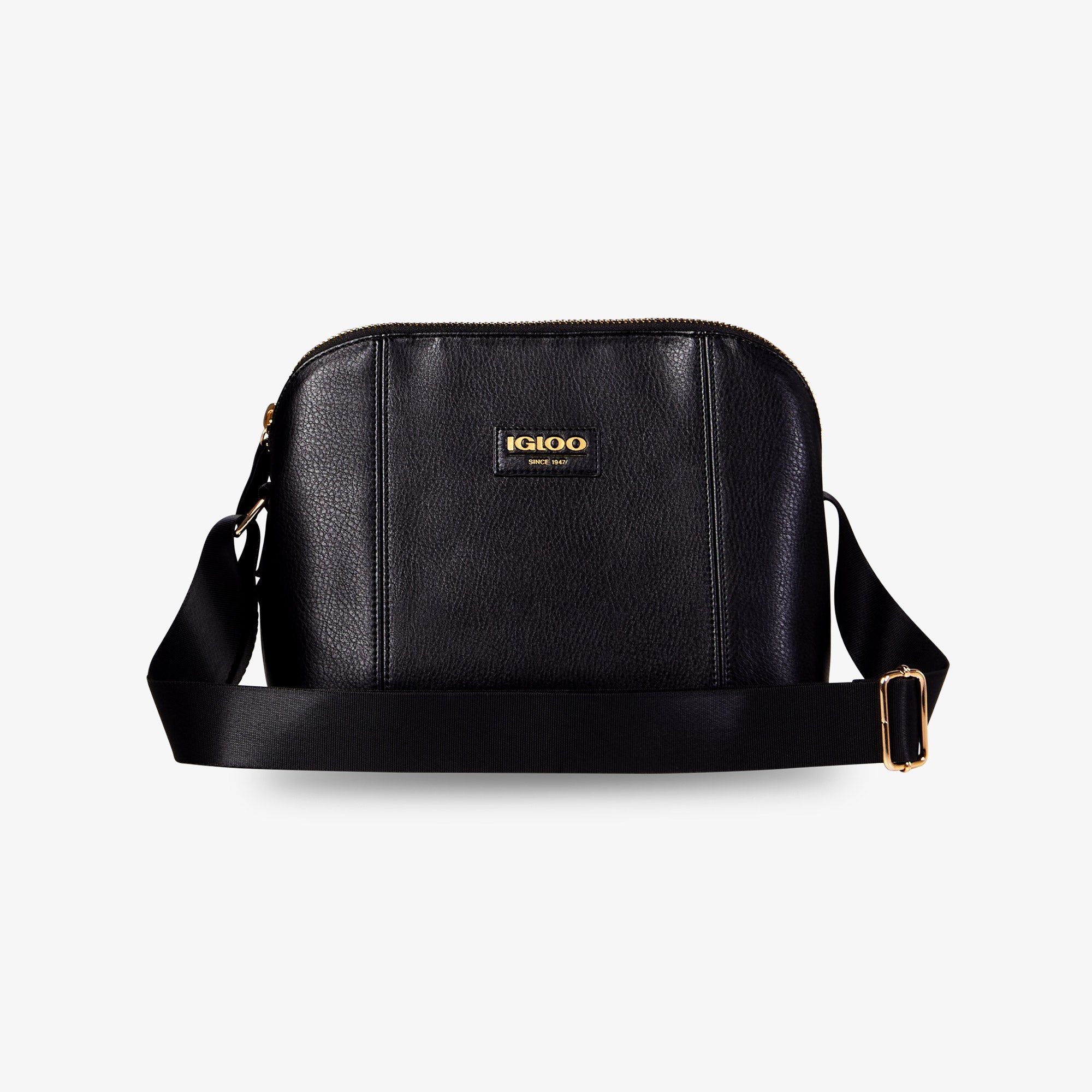 Igloo Luxe® Crossbody Cooler Bag D1 - Black - Front View