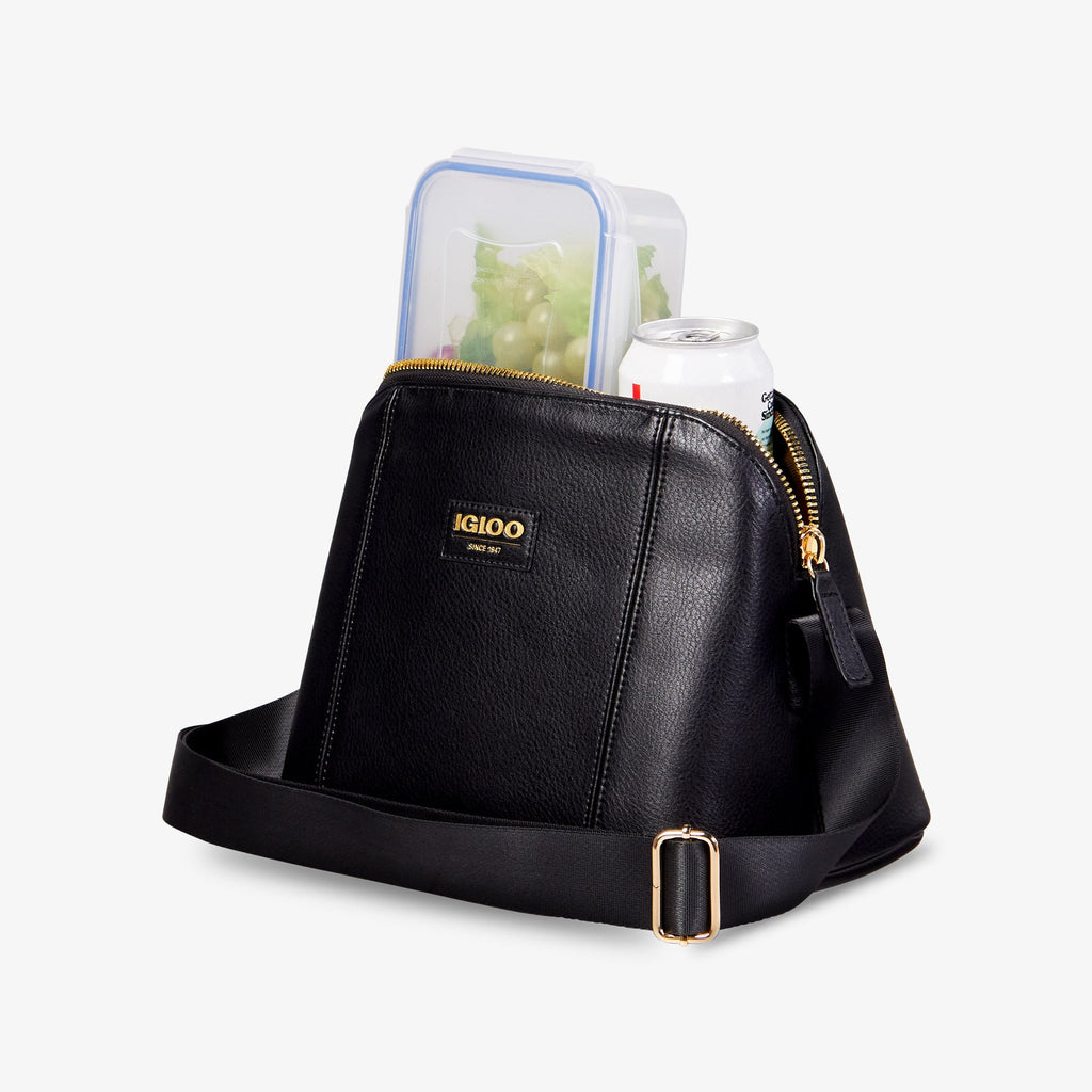 Igloo Luxe® Crossbody Cooler Bag D1 - Black - Product View