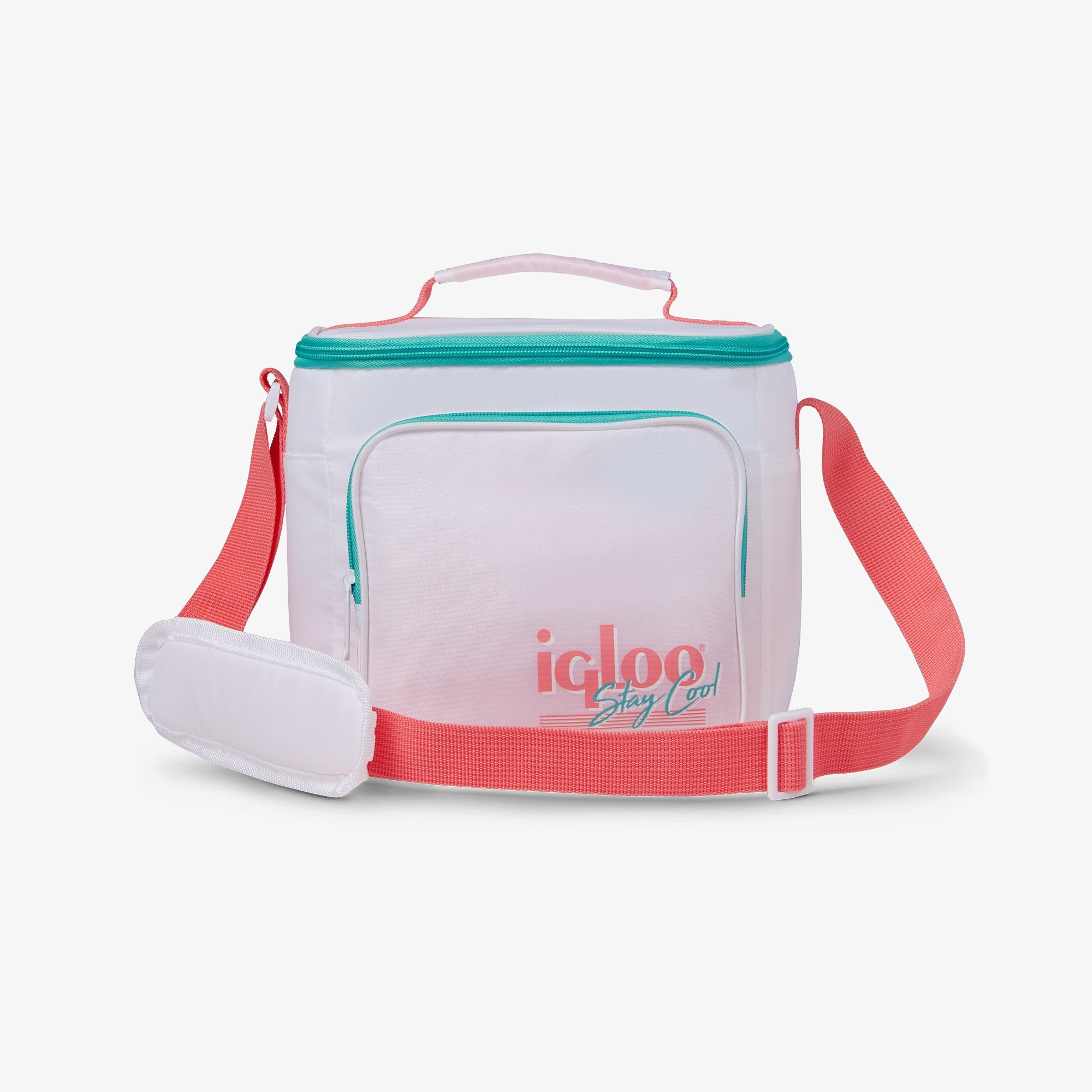Retro Square Lunch Bag E9 - White - Product View