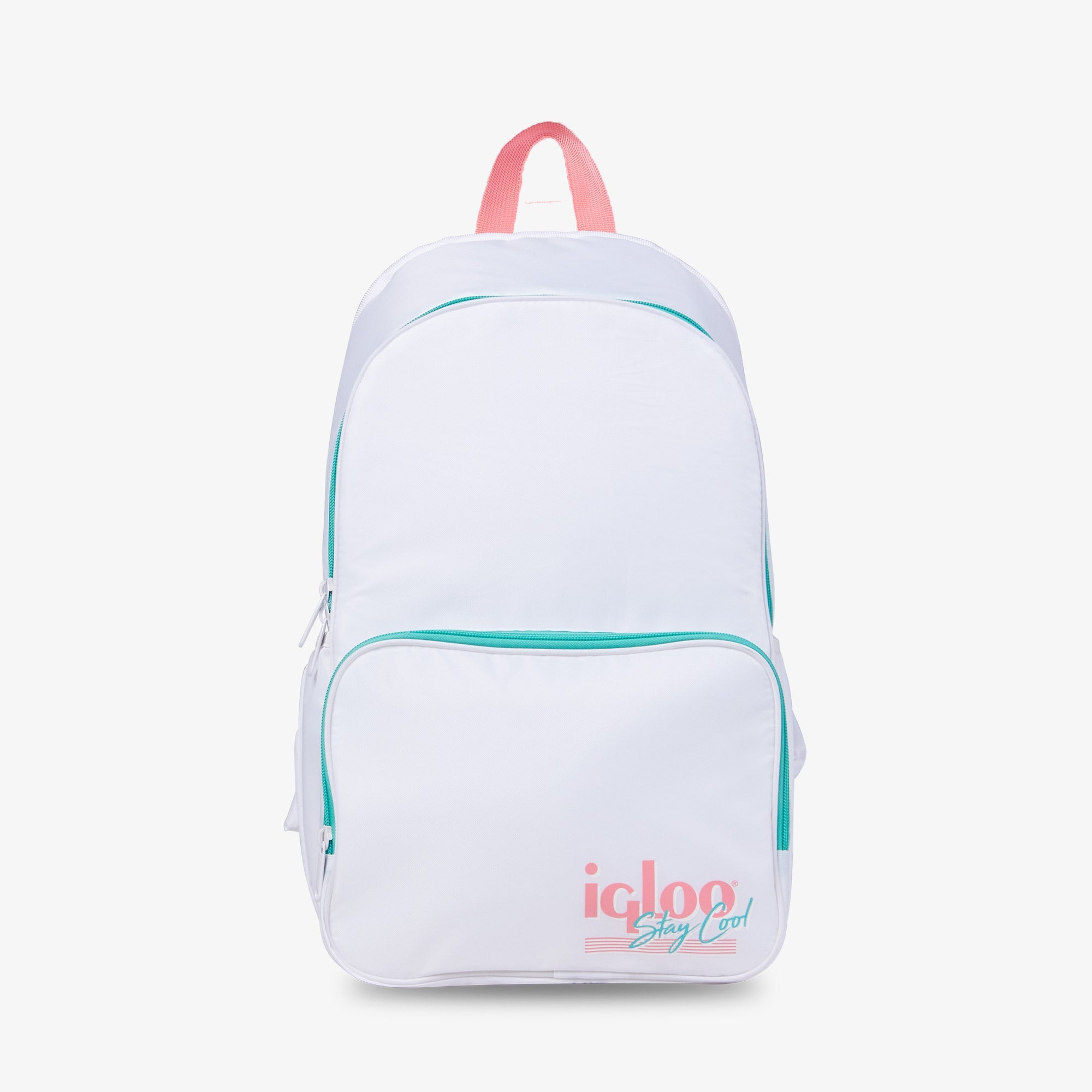 Retro Backpack Cooler X5 - White - Product View