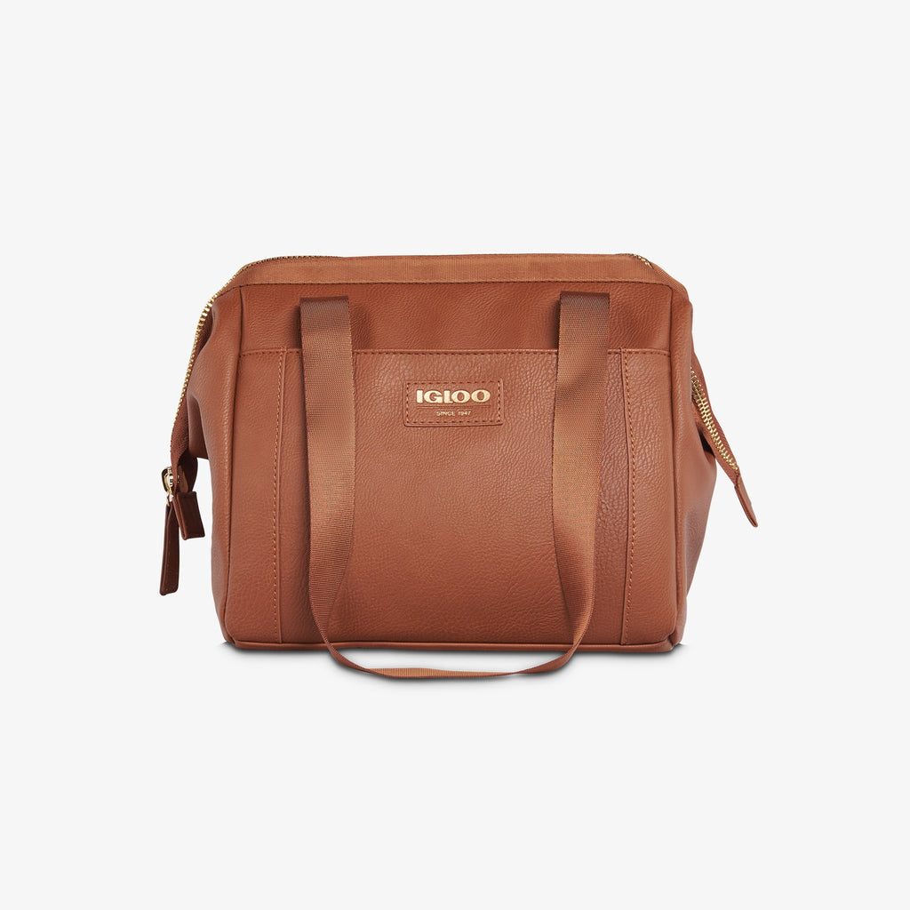 Igloo Luxe® Lunch Tote Cooler Bag Z4 - Cognac - Product View