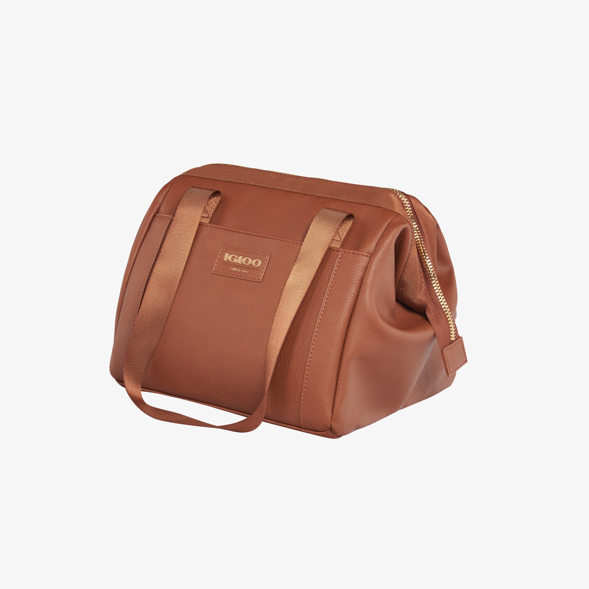 Igloo Luxe® Lunch Tote Cooler Bag Z4 - Cognac - Product View