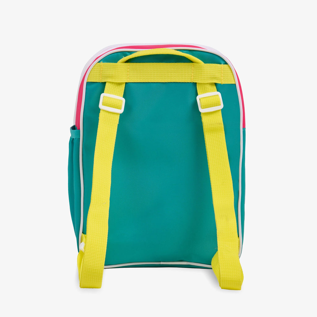 Retro Mini Convertible Backpack G7 - Jade - Back View