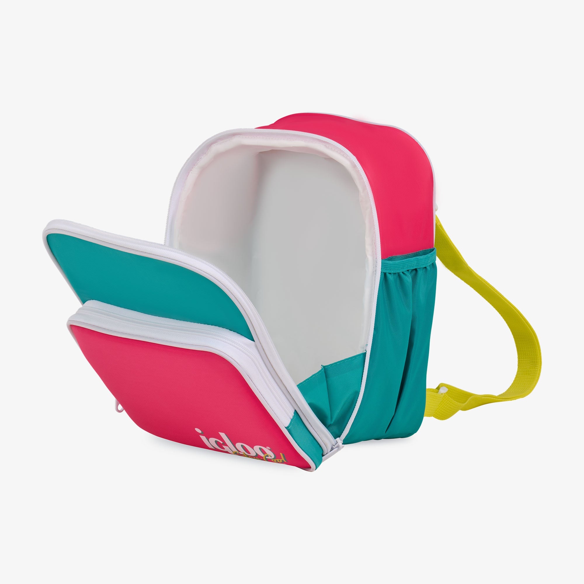 Retro Mini Convertible Backpack G7 - Jade - Open View