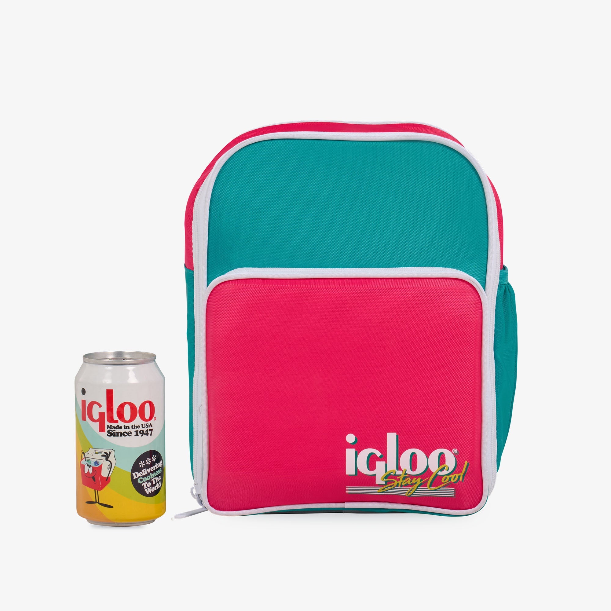 Retro Mini Convertible Backpack G7 - Jade - Size View