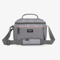 Everyday Lunch Rounded Cube Cooler Bag U5 - Gray - Front View