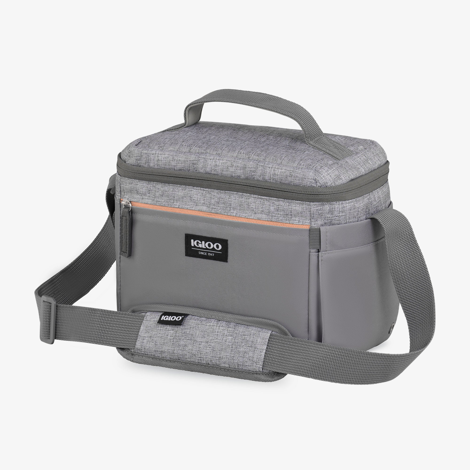 Everyday Lunch Rounded Cube Cooler Bag U5 - Gray - Product View
