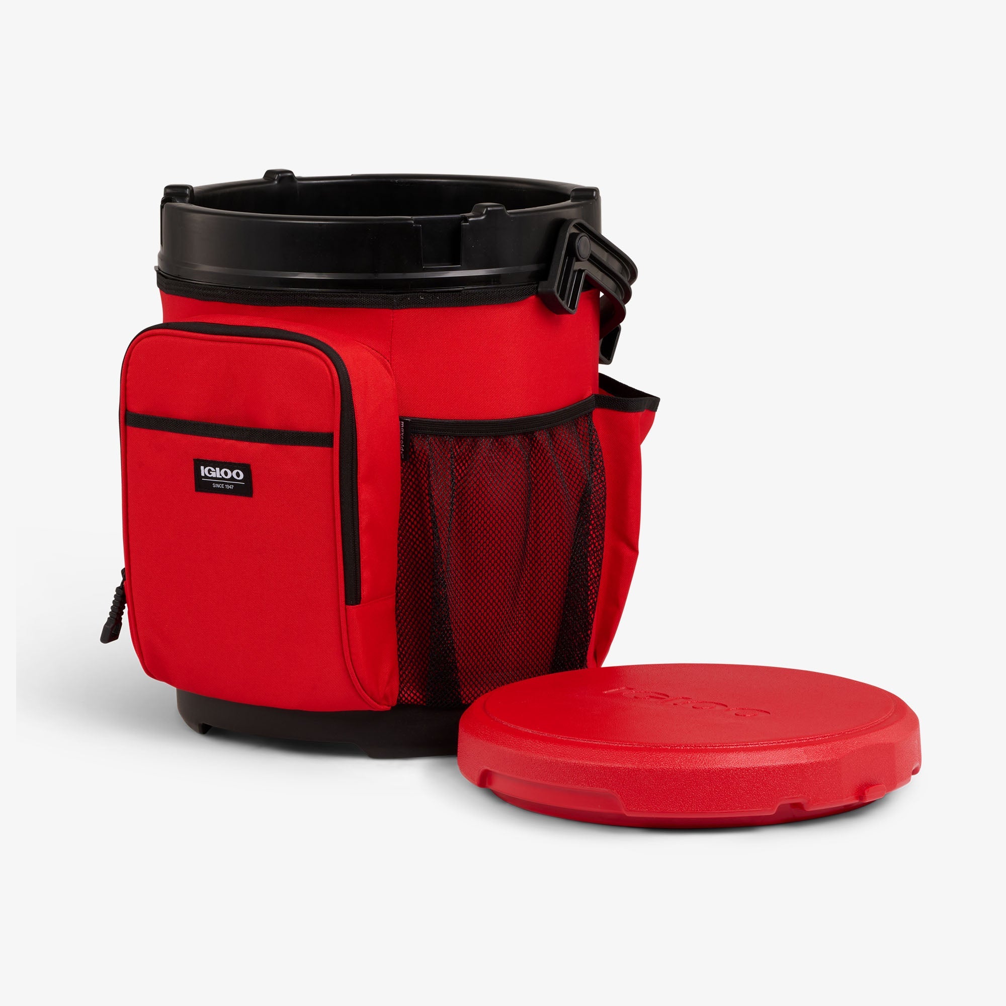 20 Qt Cooler Bucket J6 - Red Heat - Open View