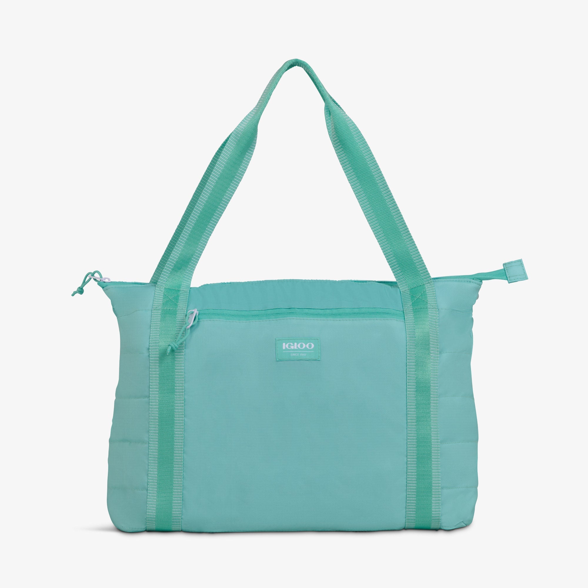 Packable Puffer 20-Can Cooler Bag V8 - Seafoam - Product View