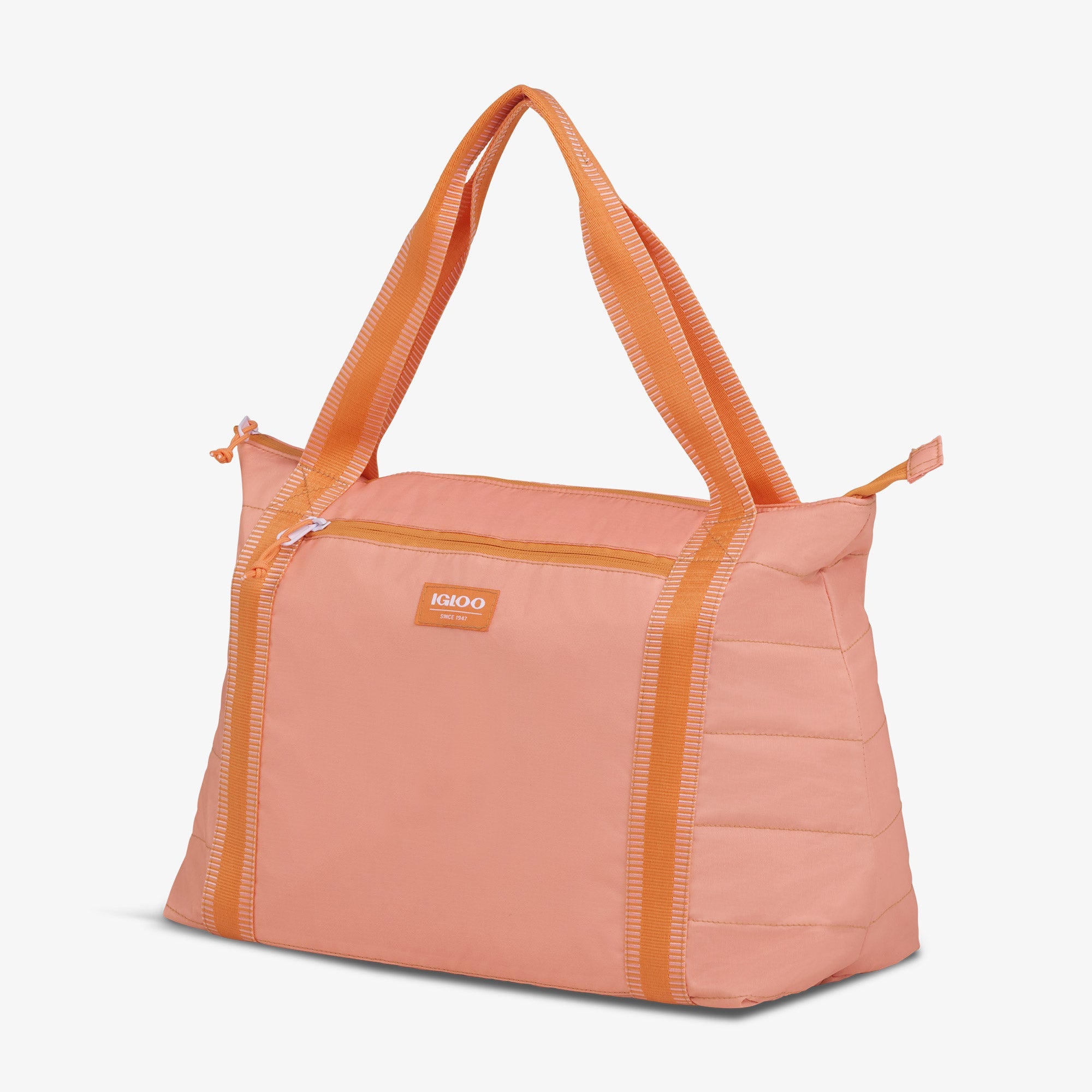 Packable Puffer 20-Can Cooler Bag V8 - Apricot - Product View
