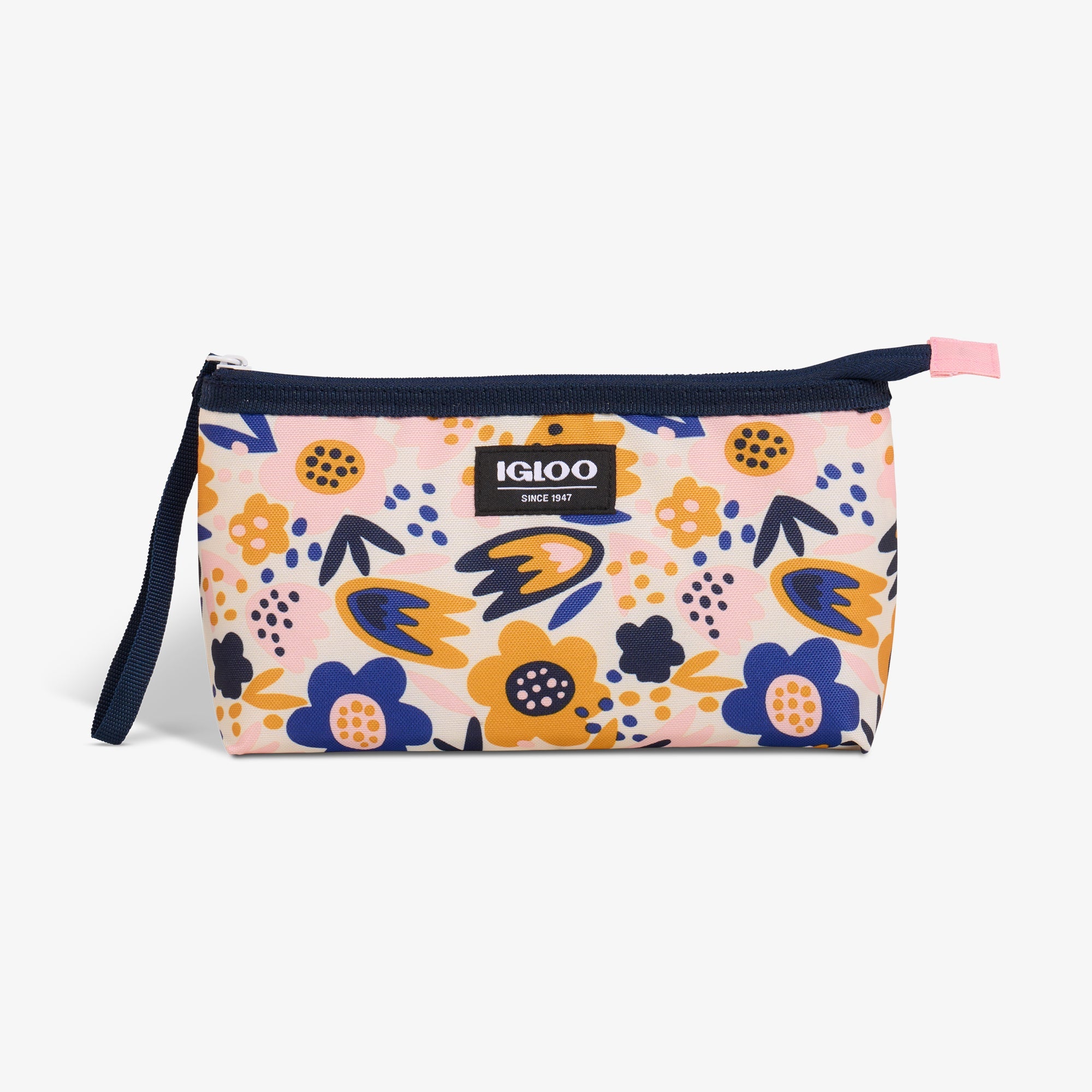 Kids Lunch Snack Bag C7 - Floral - Front View
