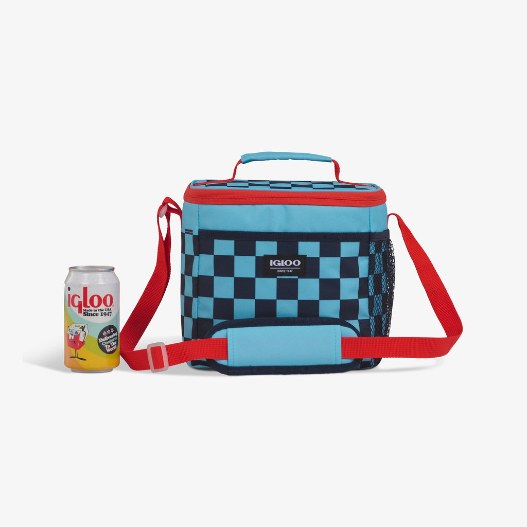 Kids Square Lunch Bag L0 - Checkers - Size View
