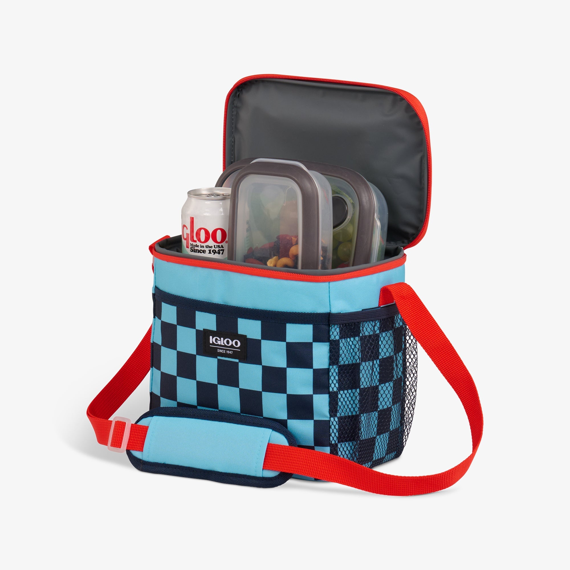 Kids Square Lunch Bag L0 - Checkers - Product View