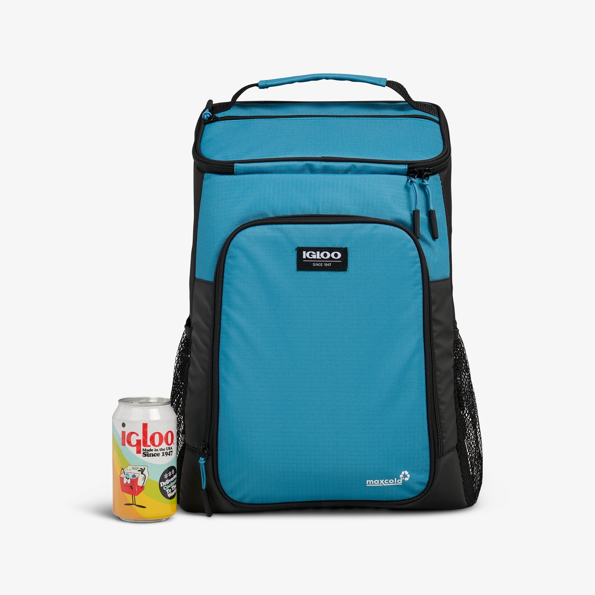 Latitude Top Grip 24-Can Backpack H3 - Modern Blue - Size View