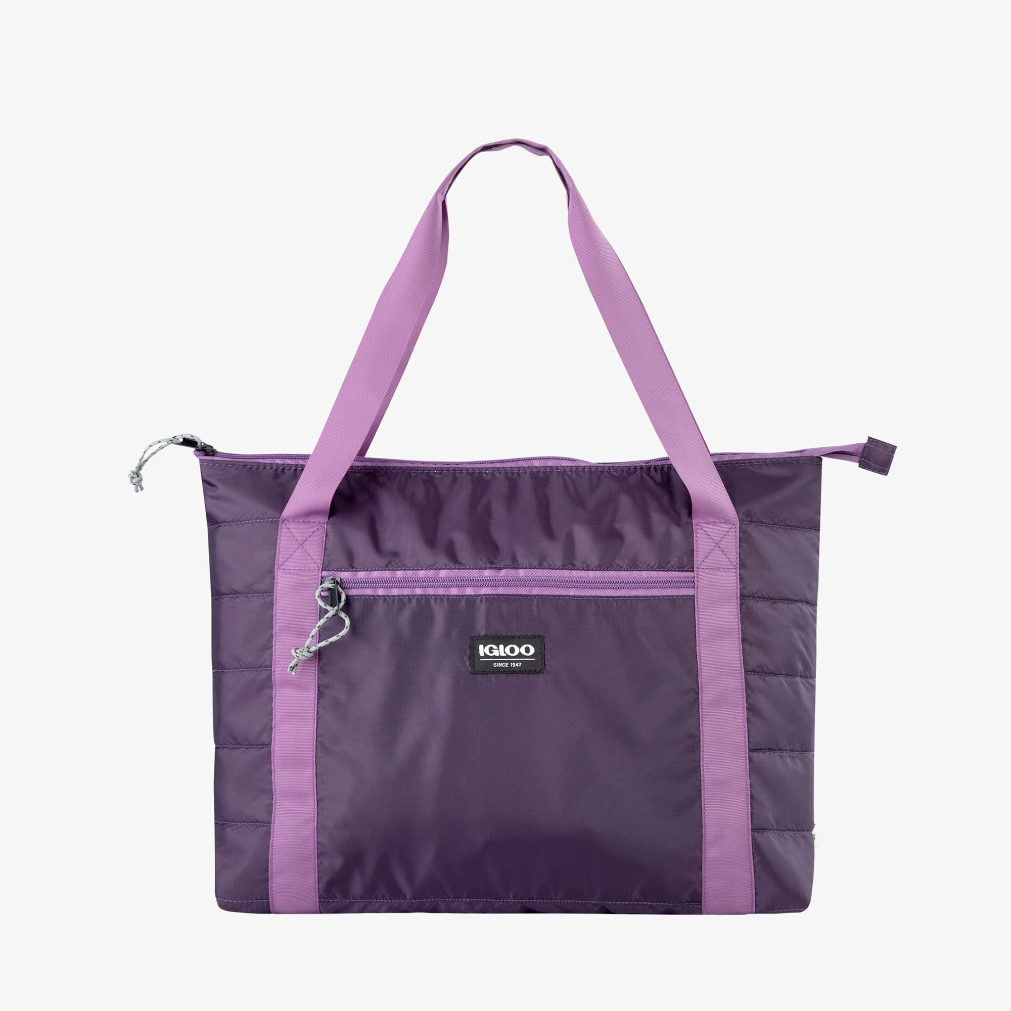 Packable Puffer 20-Can Cooler Bag V8 - Eggplant - Product View