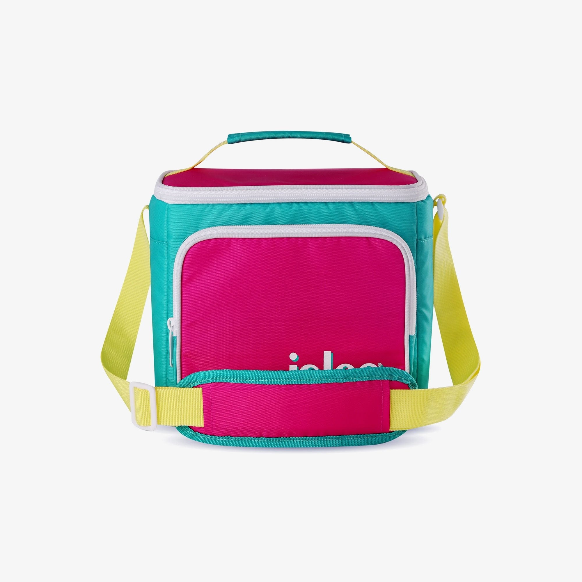 Retro Square Lunch Bag E9 - Jade - Product View