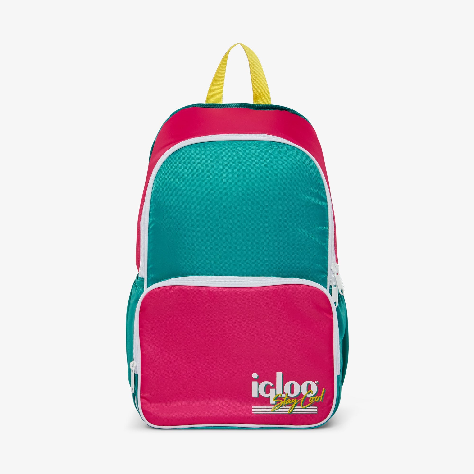 Retro Backpack Cooler X5 - Jade - Front View