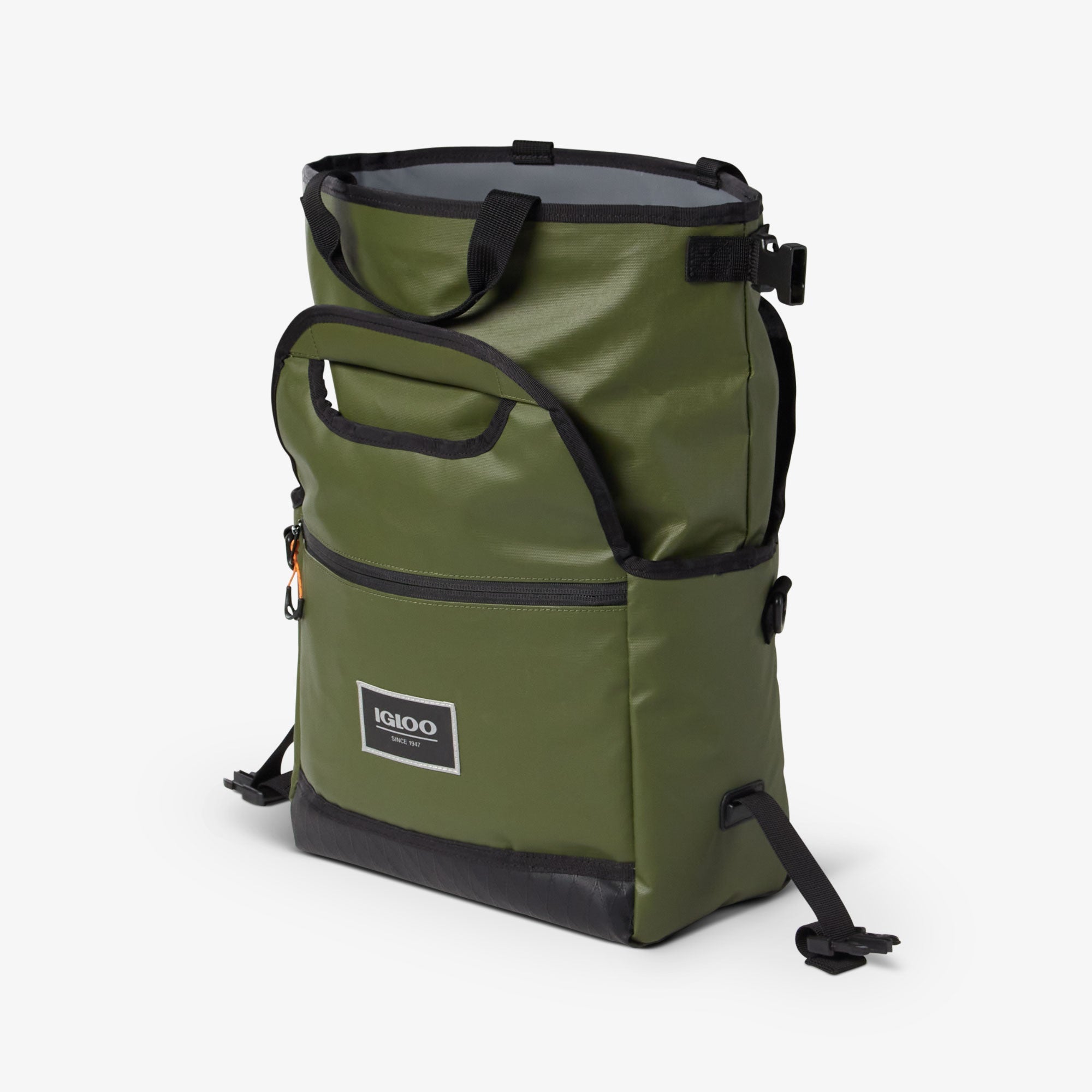 Pursuit 16-Can Lunch Bag A8 - Chive - Open View