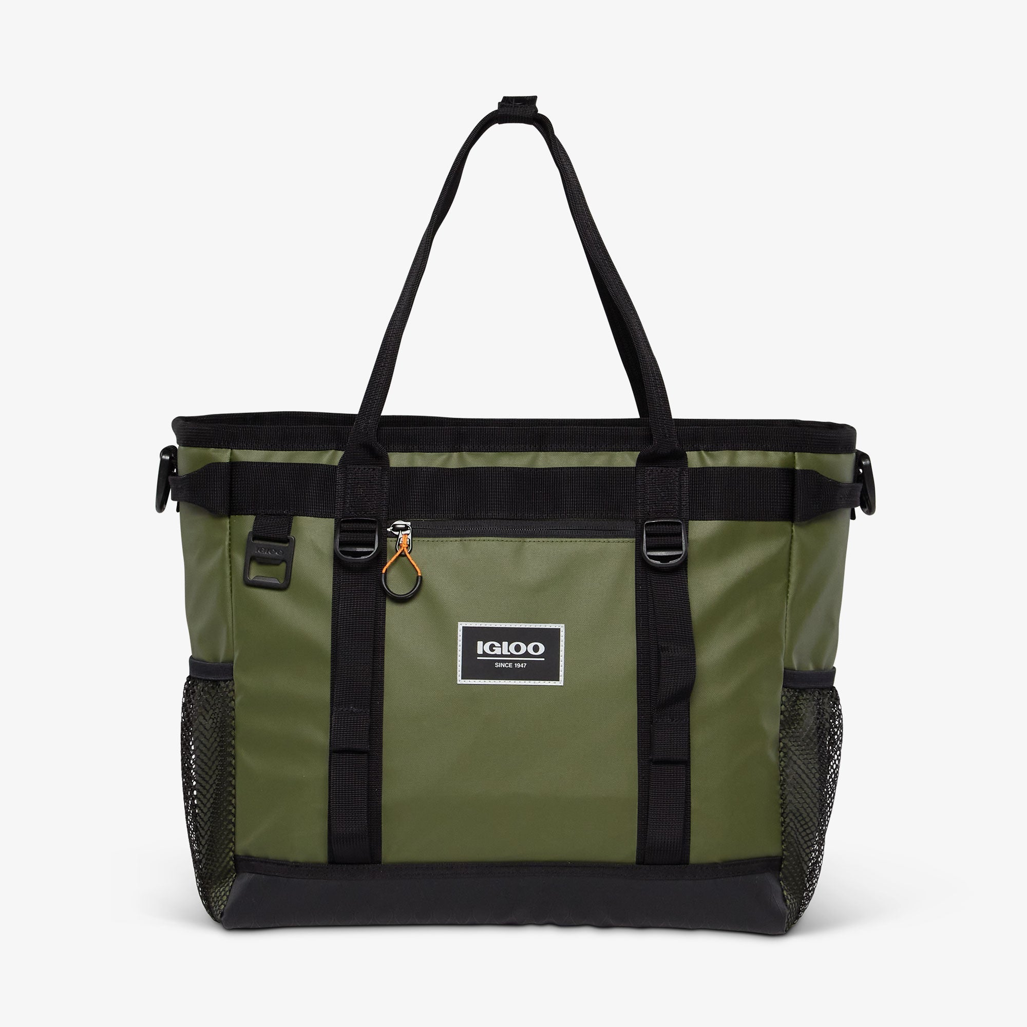 Pursuit 30-Can Tote B2 - Chive - Front View