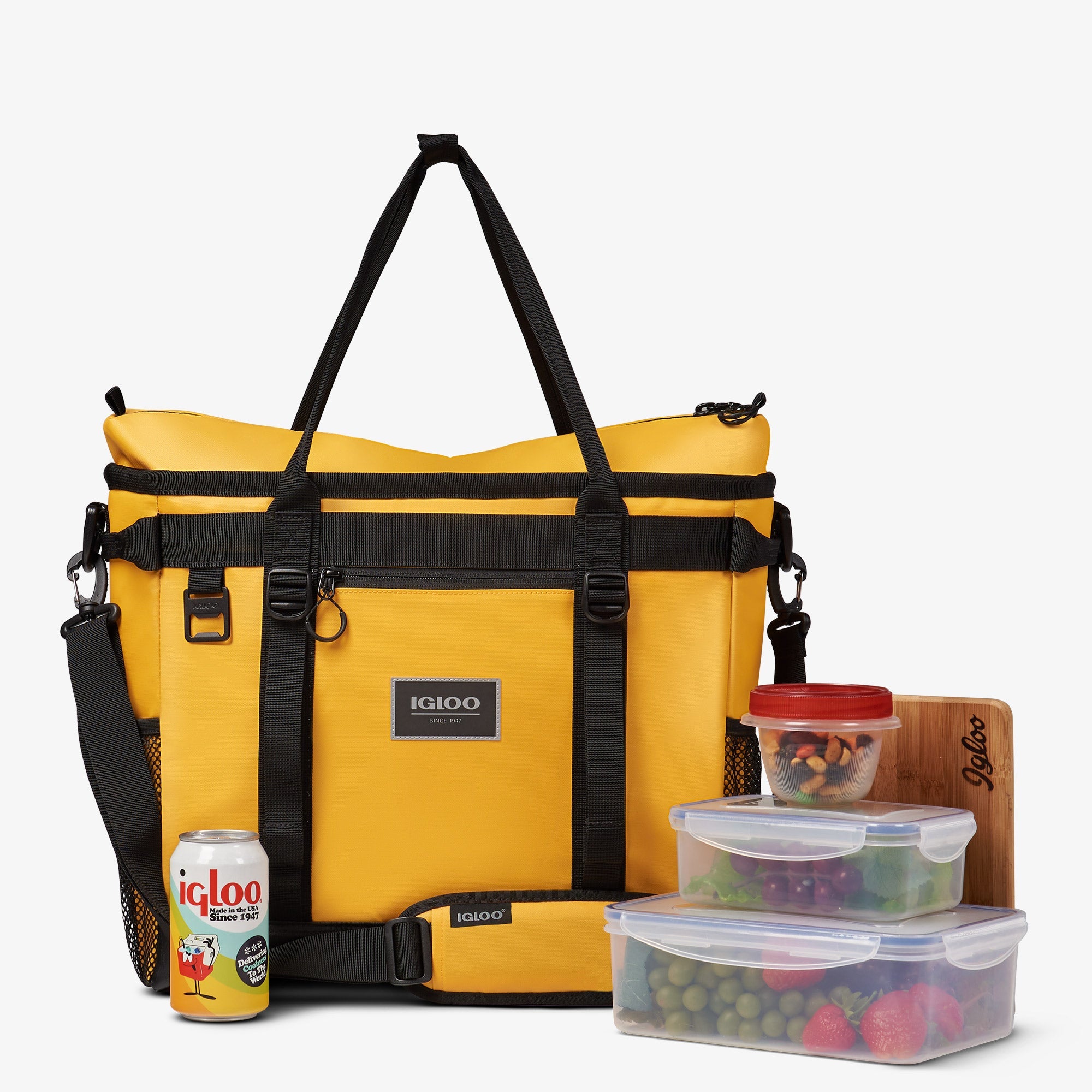 Pursuit 30-Can Tote B2 - Yellow - Product View