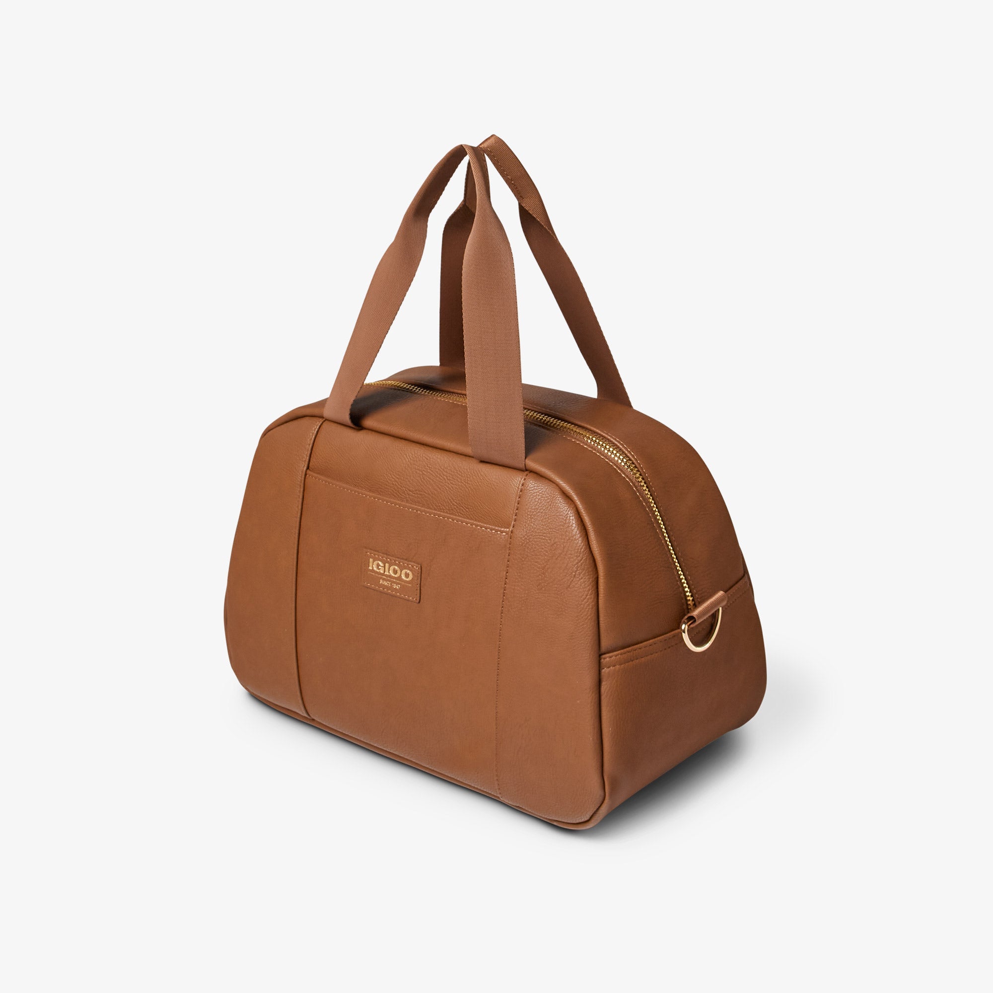 Igloo Luxe® Satchel Cooler Bag S3 - Cognac - Product View