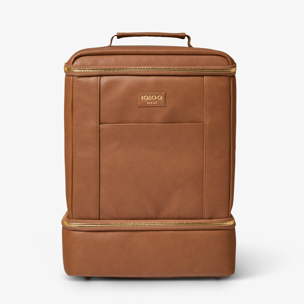 Igloo Luxe® Dual Compartment Backpack U9 - Cognac - Product View